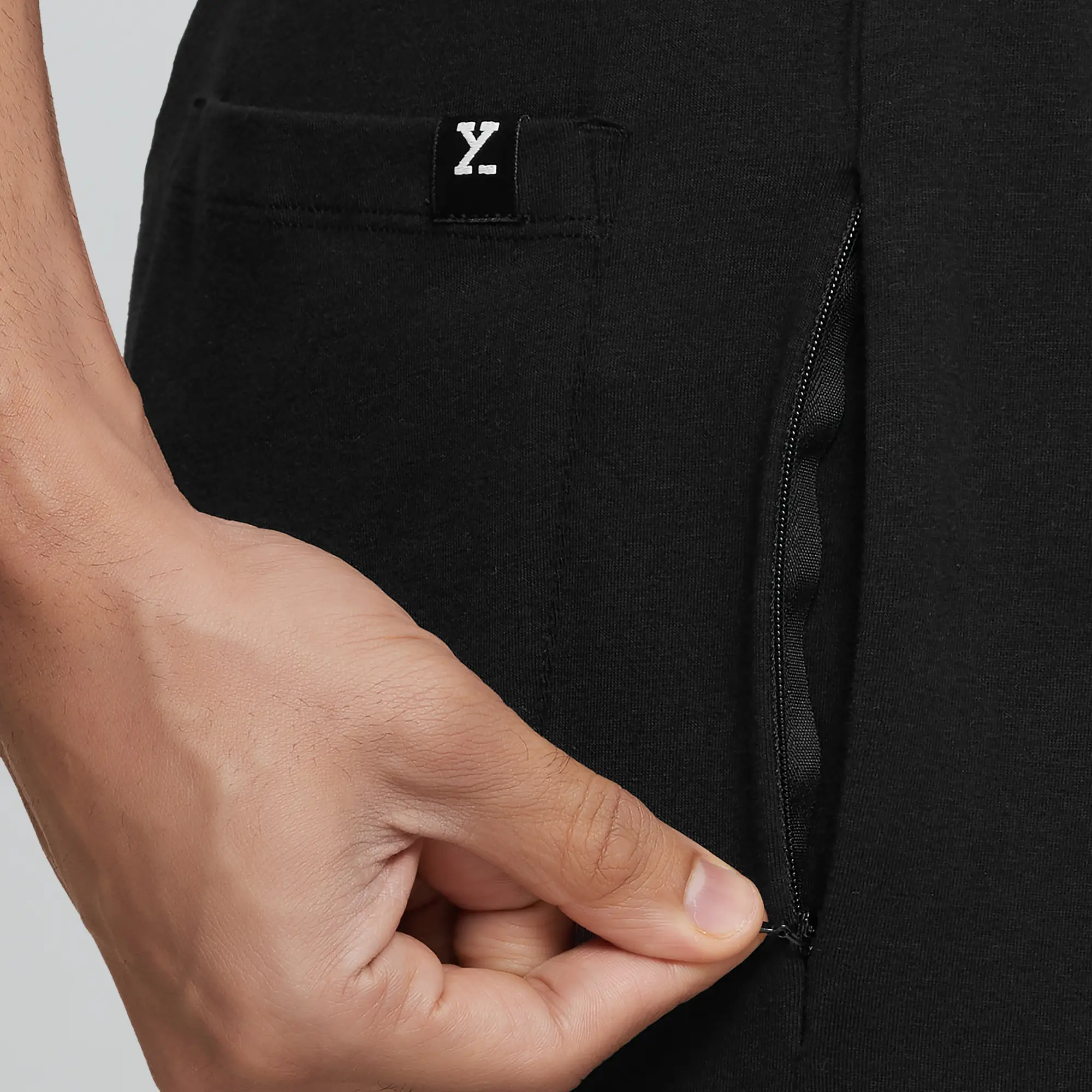 Ace Modal-Cotton Joggers Pitch Black - Image 6
