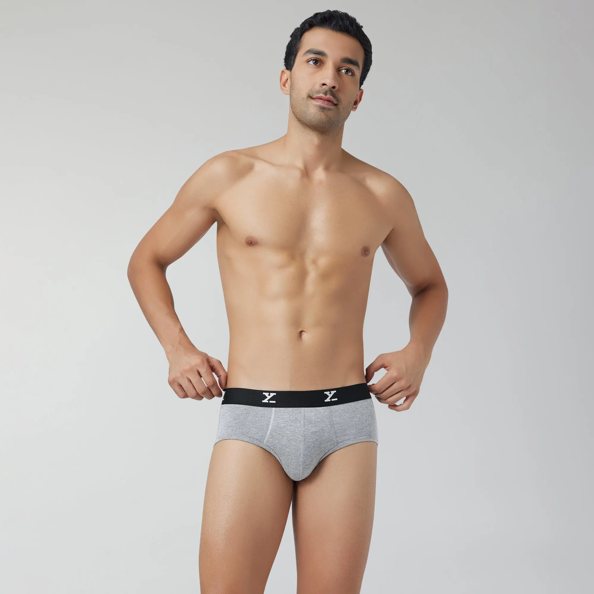Ace Medley Modal Briefs Stone Grey - Image 3