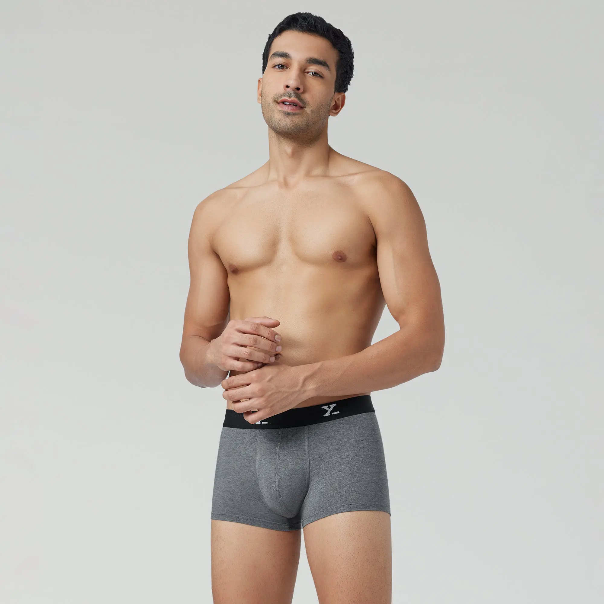 Ace Medley Modal Trunks Icy Grey - Image 2