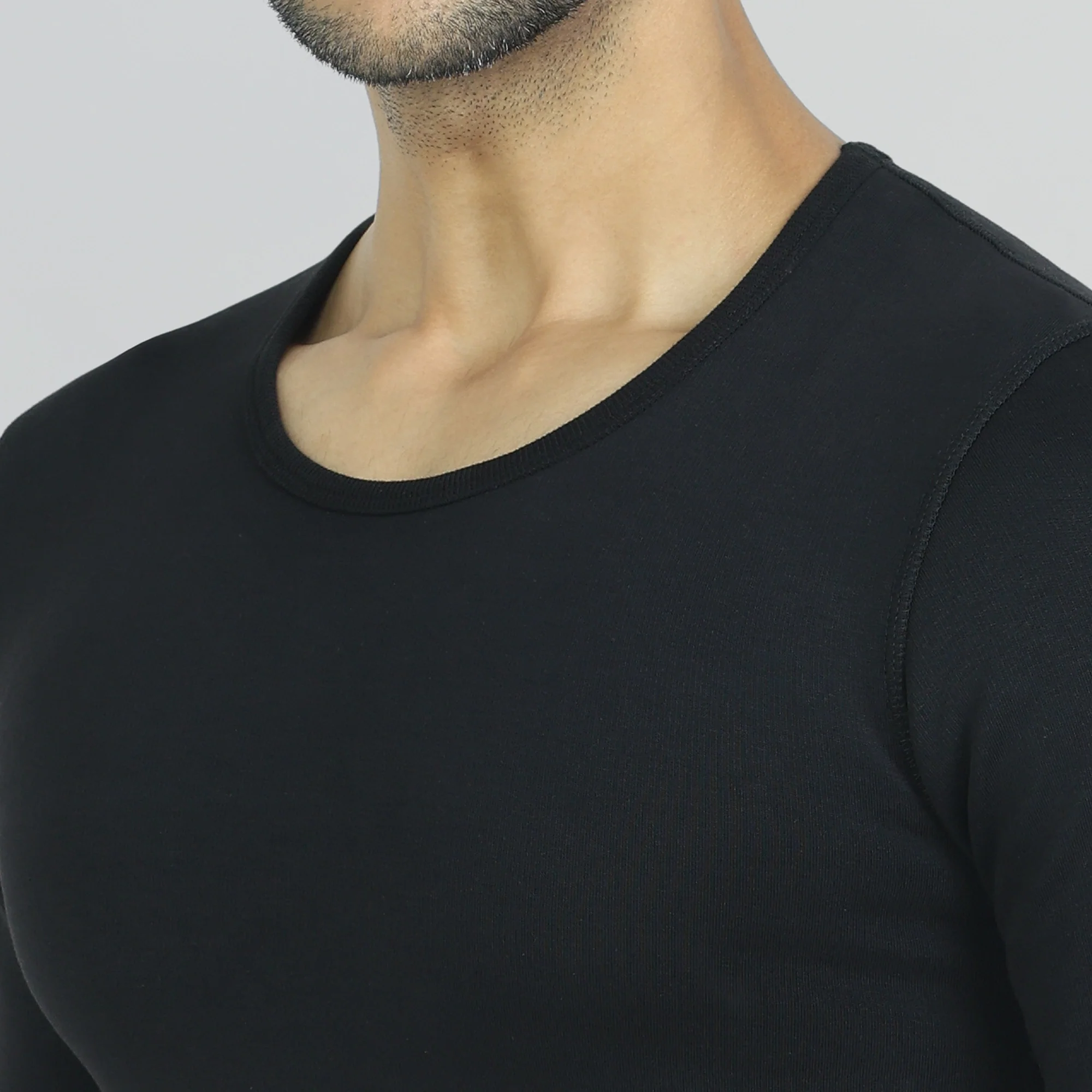IntelliHeat Cotton Rich Fleece Full Sleeve Thermals - Image 6