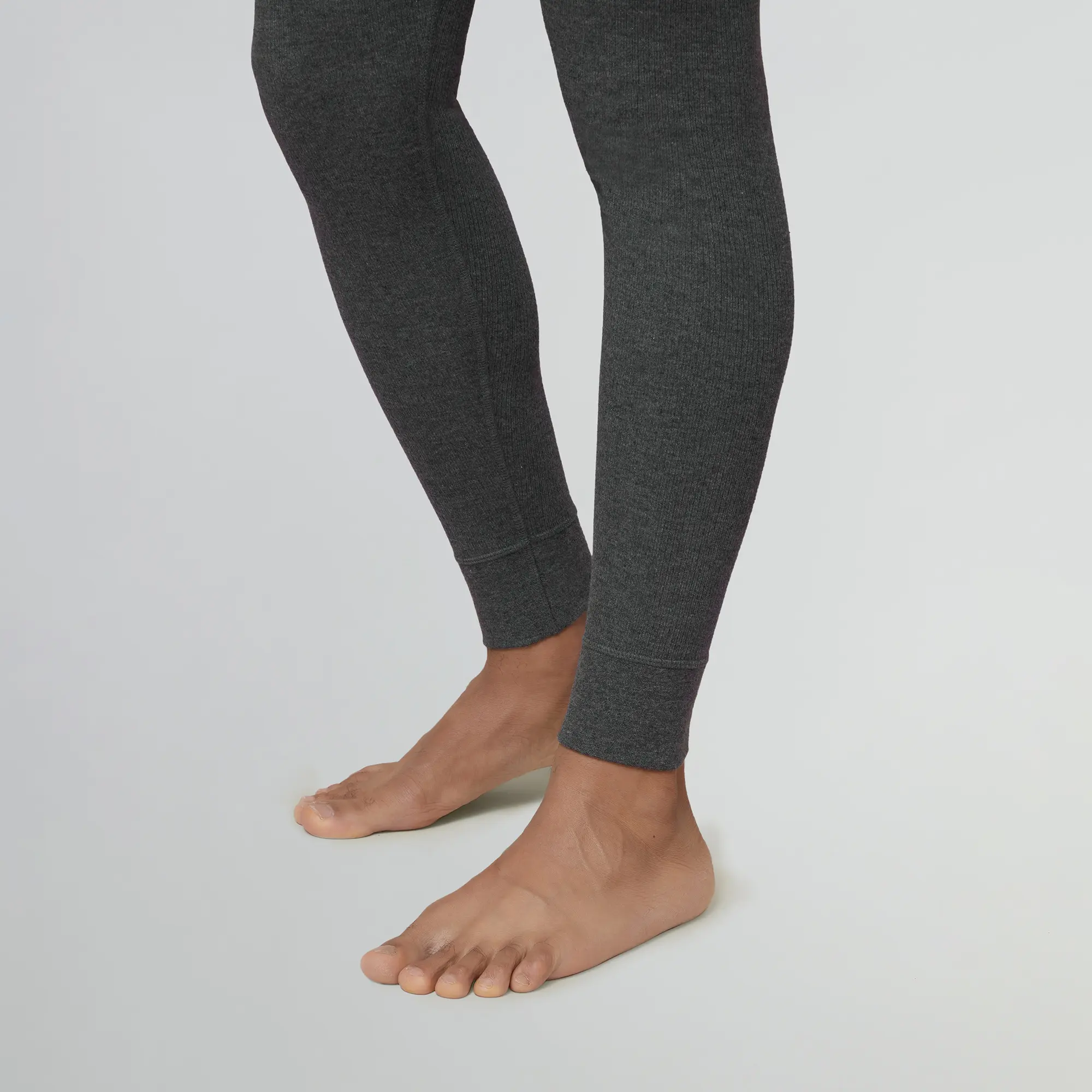Cotton Rich Thermal Long Johns Graphite Grey - Image 5