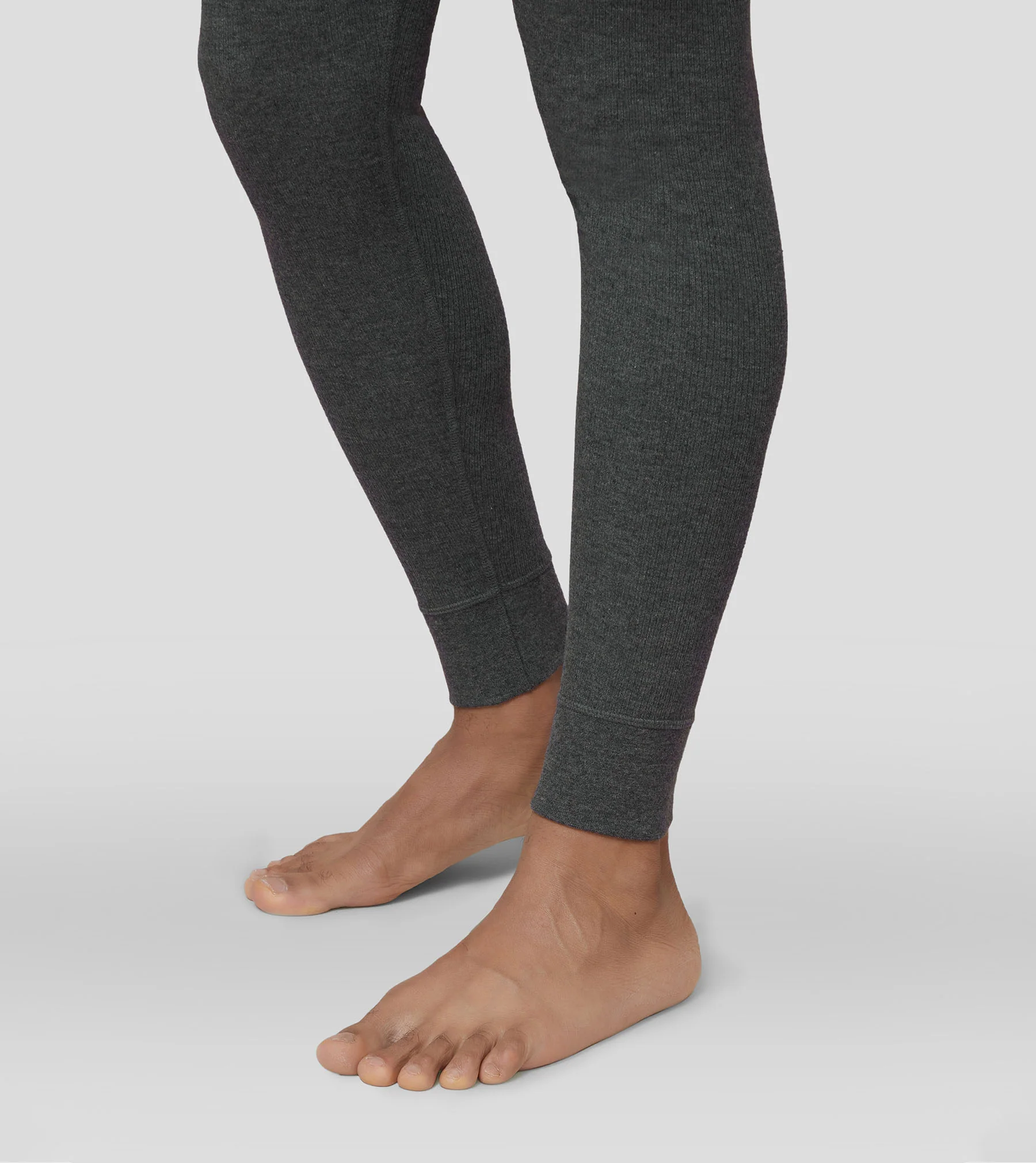 Cotton Rich Long Sleeve Thermal Set Graphite Grey - Image 6