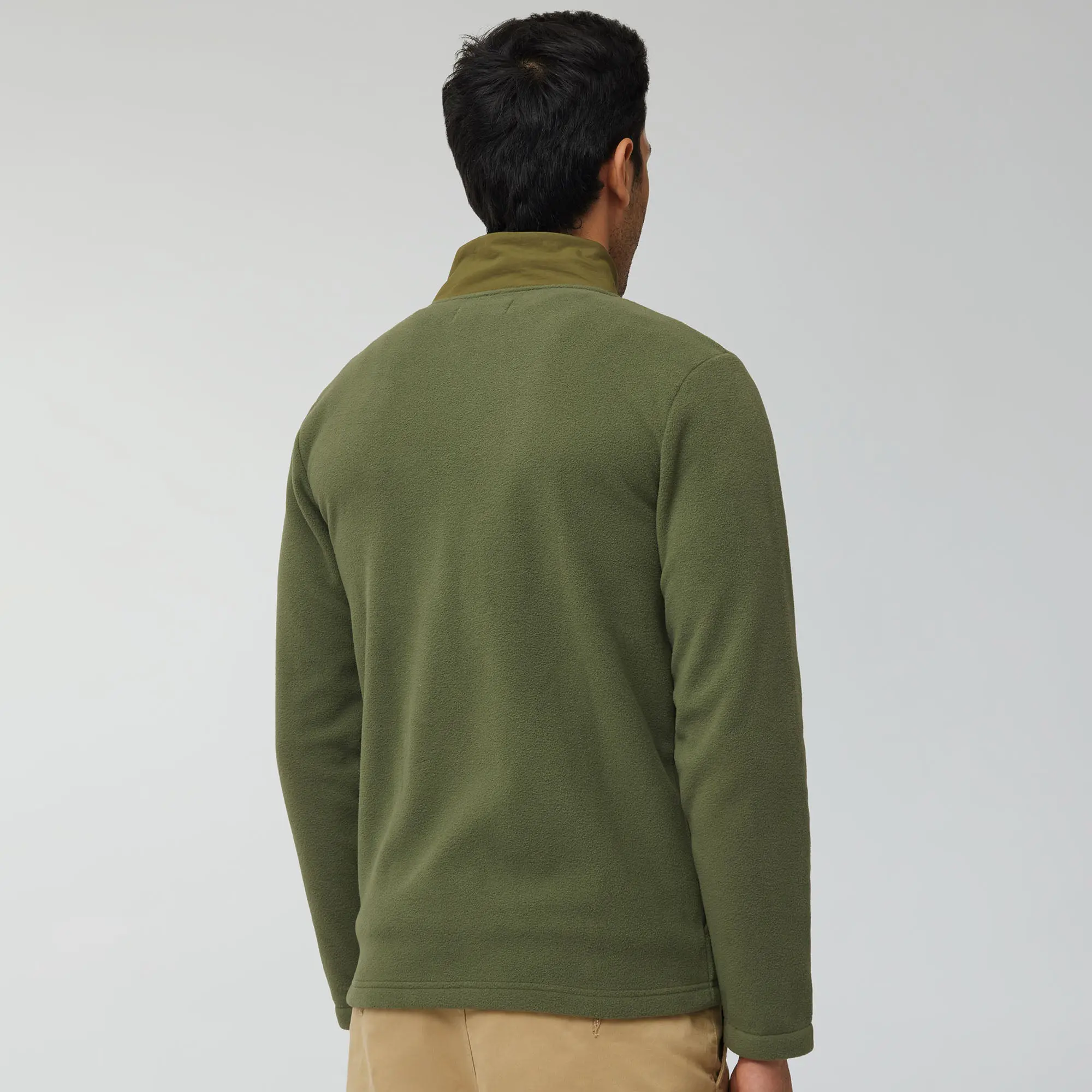 Alterra Fleece Jackets Olive Green - Image 4