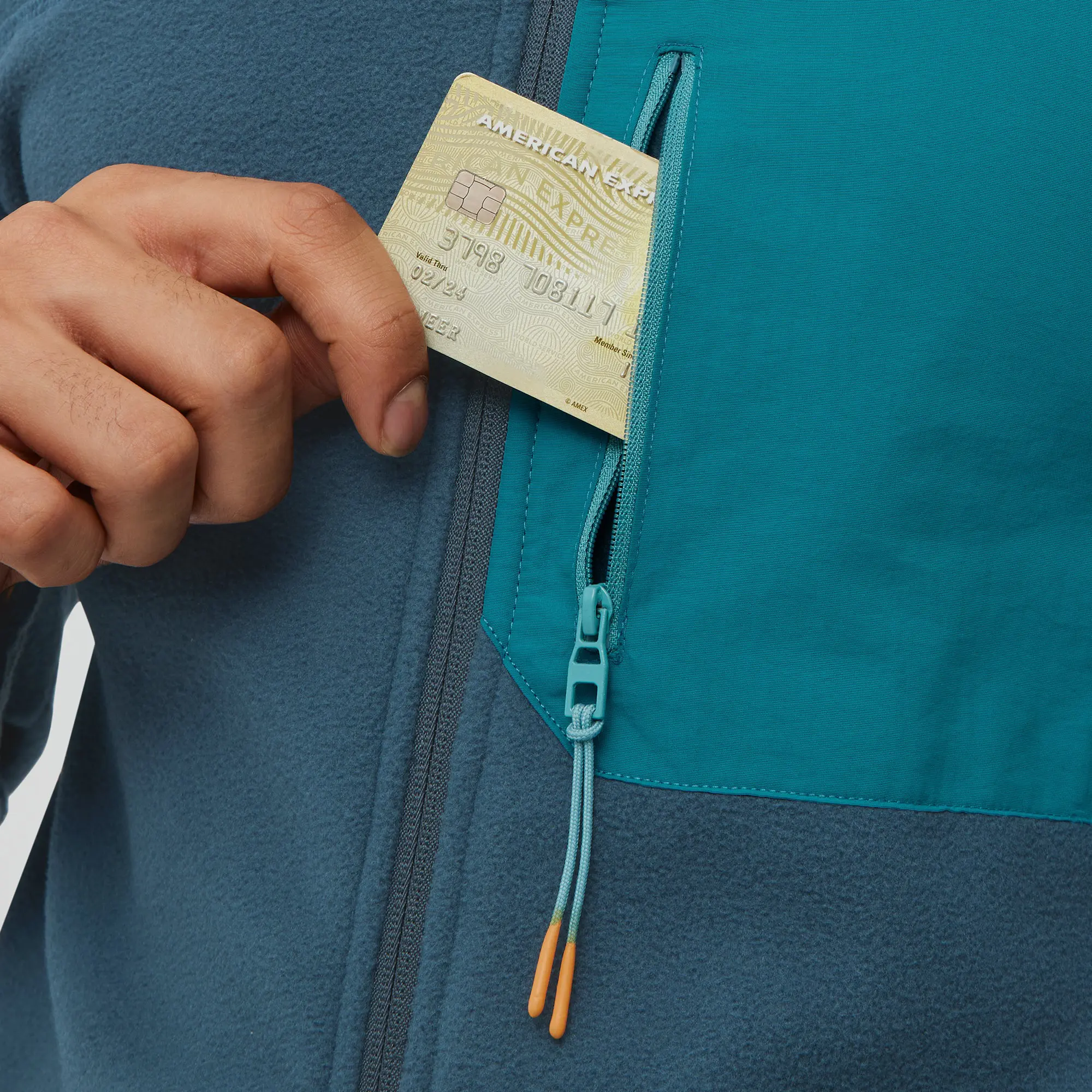 Alterra Fleece Jackets Sea Blue - Image 5
