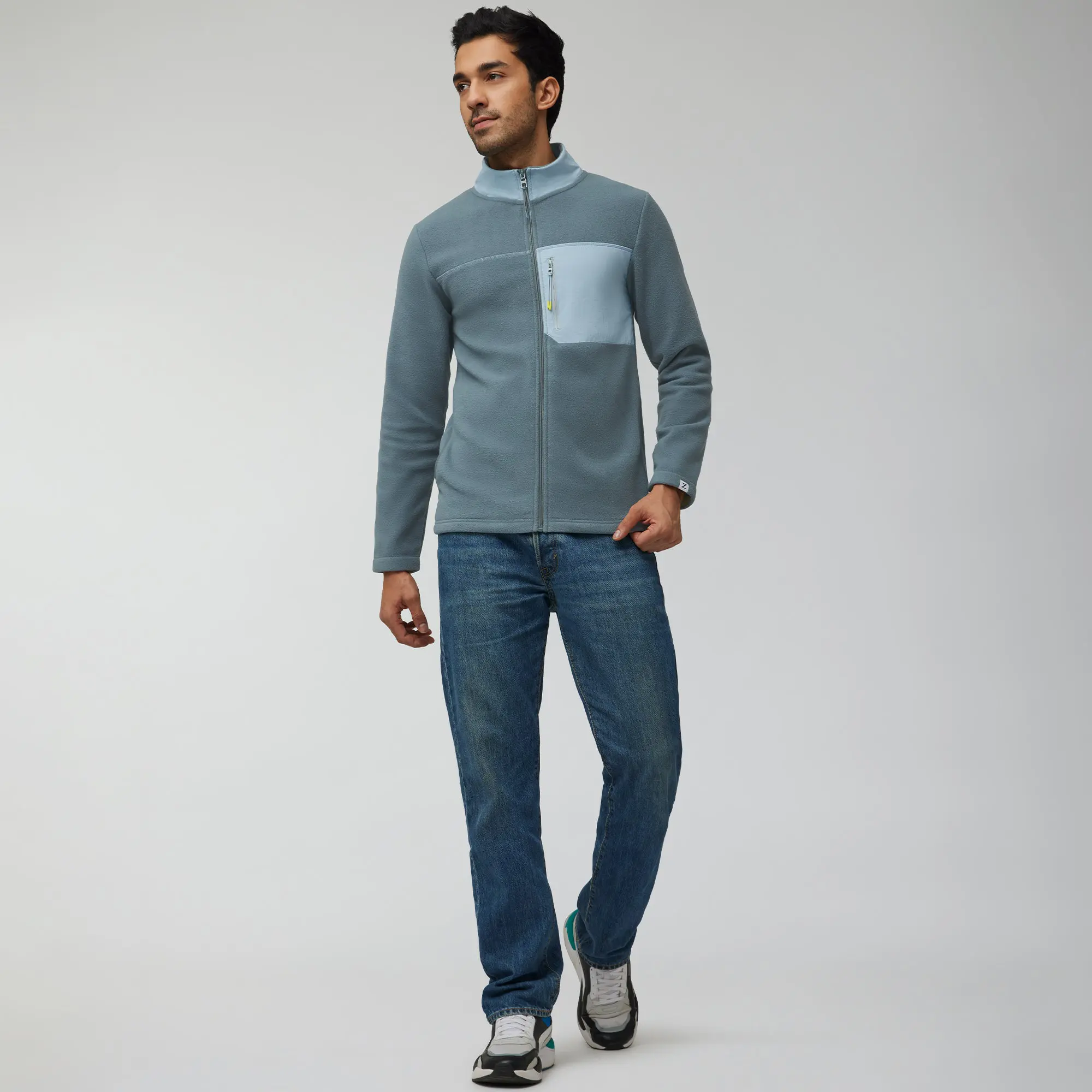 Alterra Fleece Jackets Storm Blue - Image 3