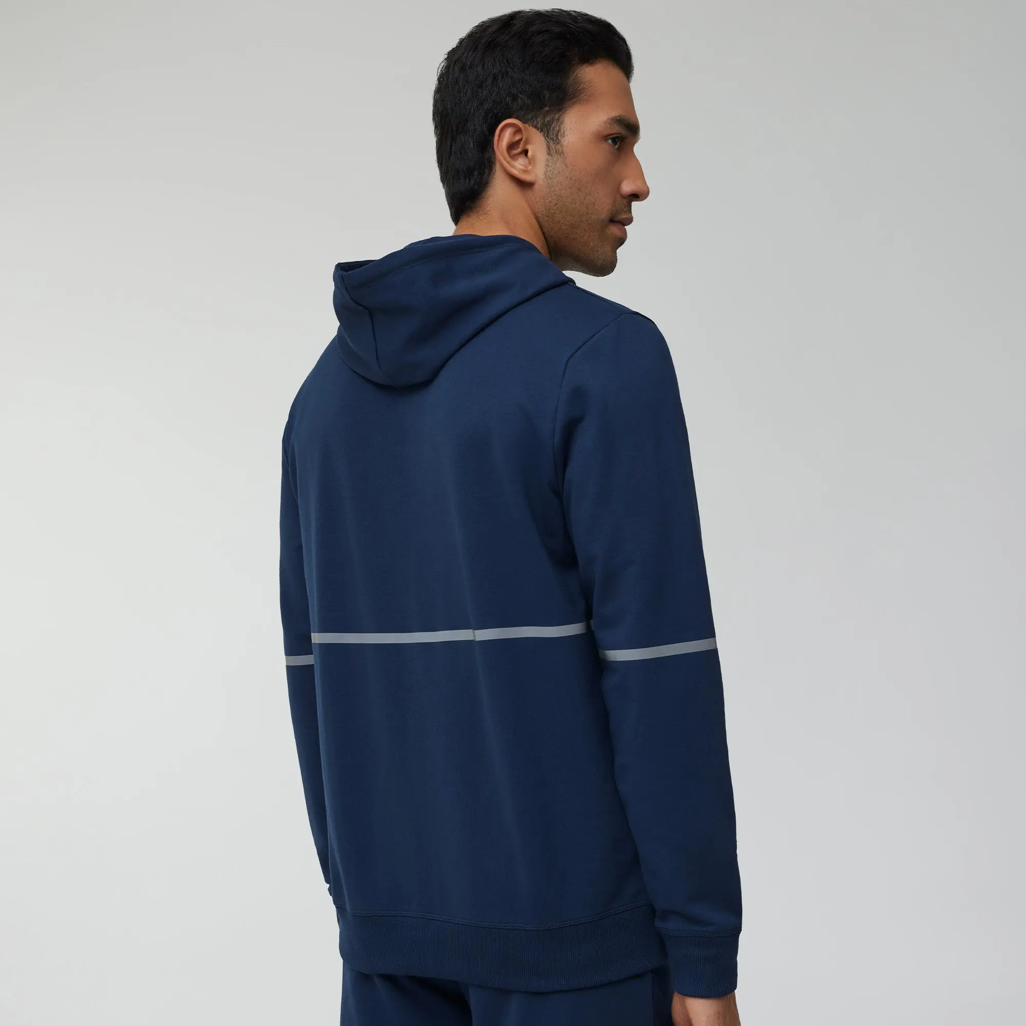 Ascent French Terry Cotton Blend Hoodies Midnight Blue - Image 3