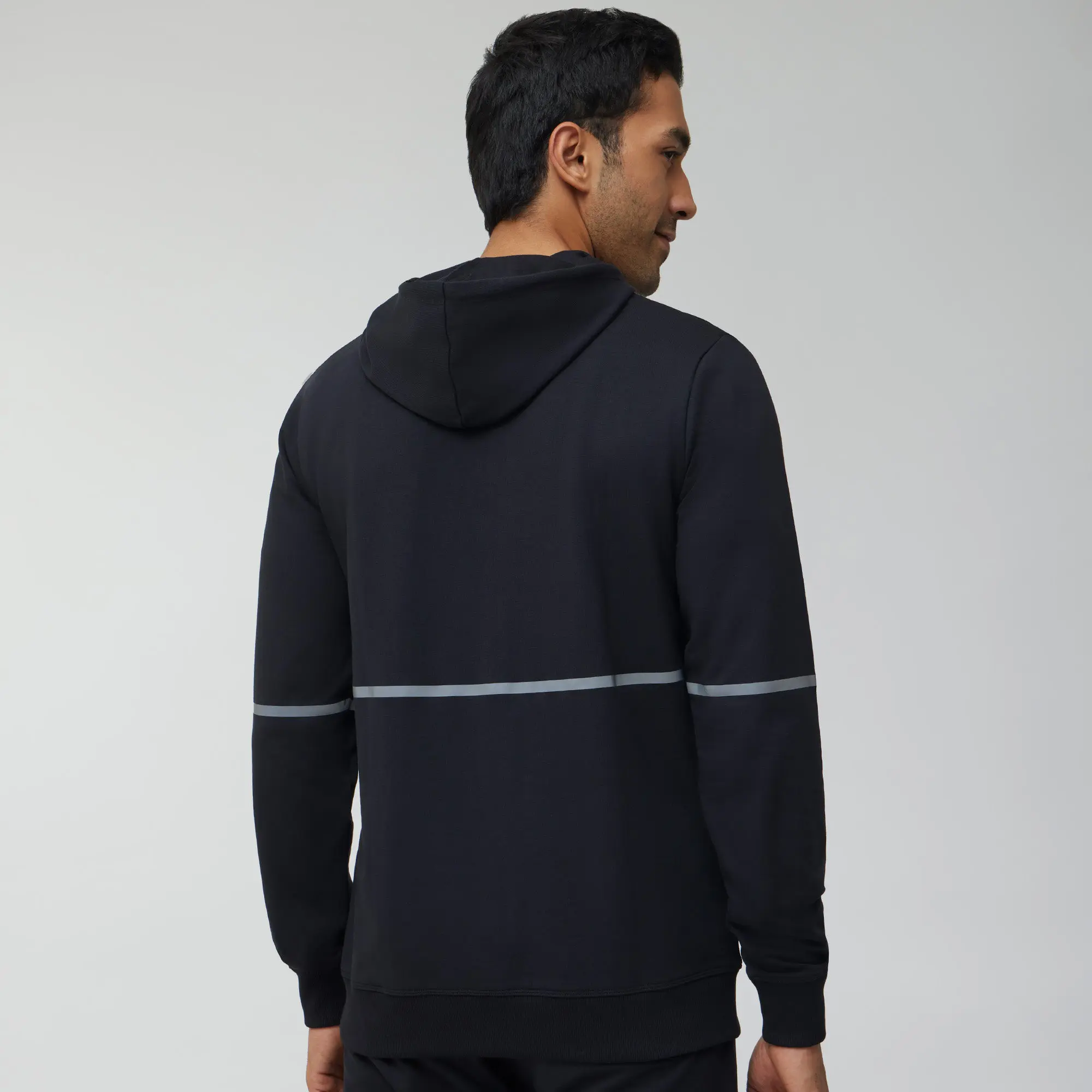 Ascent French Terry Cotton Blend Hoodies Pitch Black - Image 5