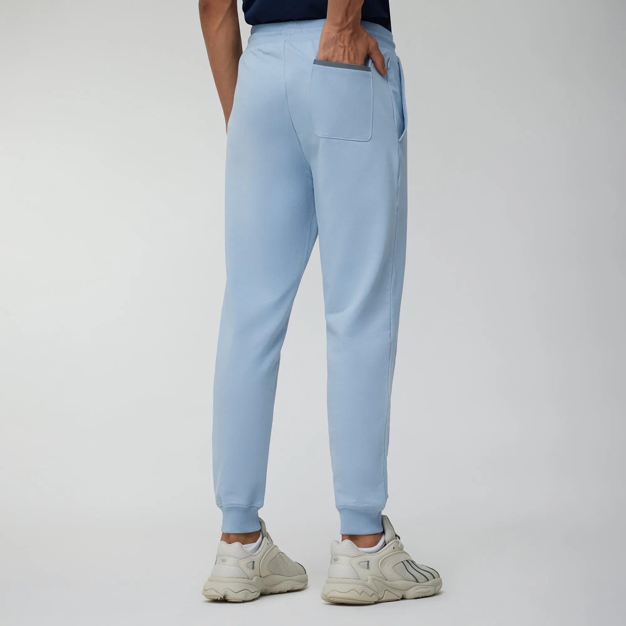 Ascent French Terry Cotton Blend Joggers Glacier Blue - Image 4
