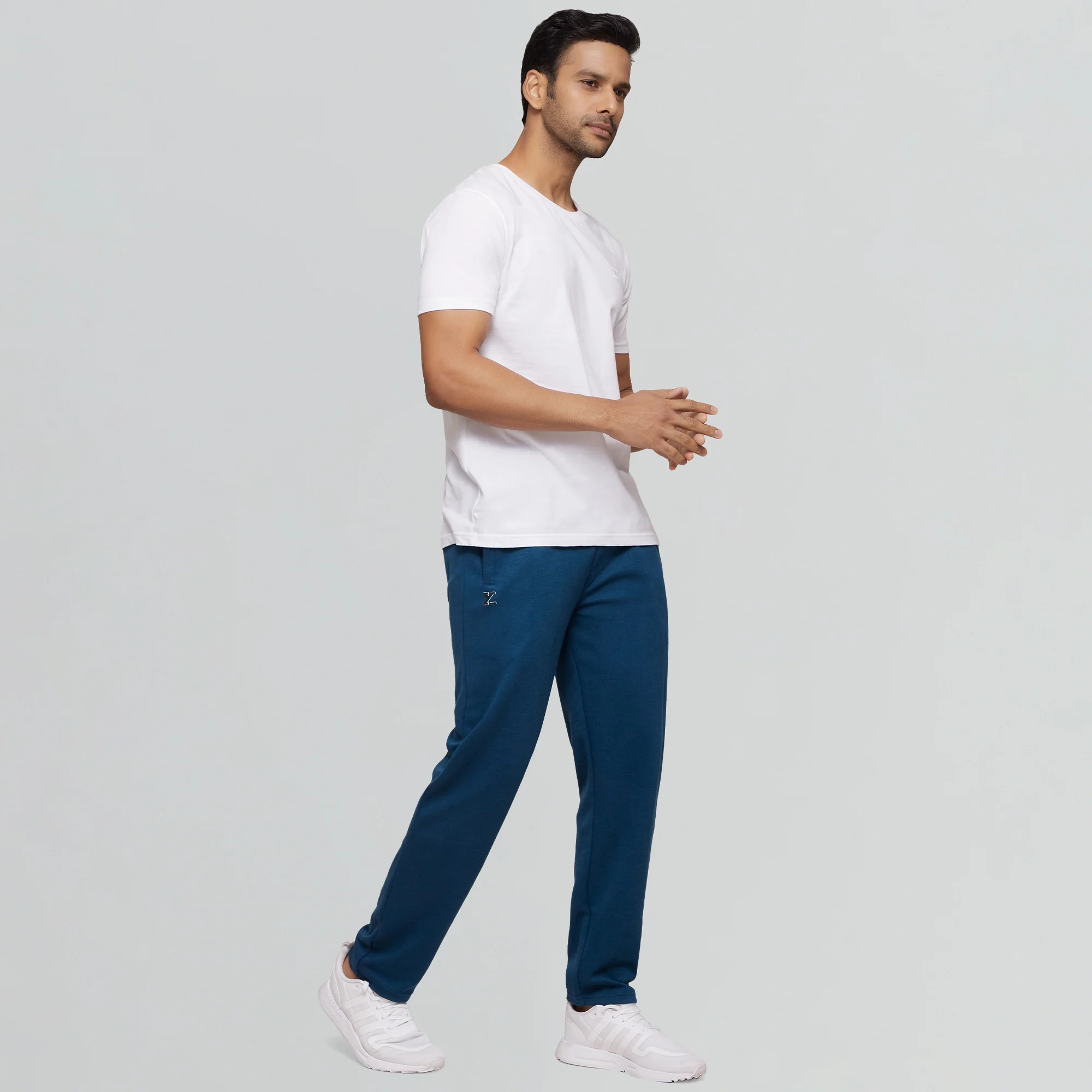 Code Cotton Rich Track Pants Oxford Blue - Image 4