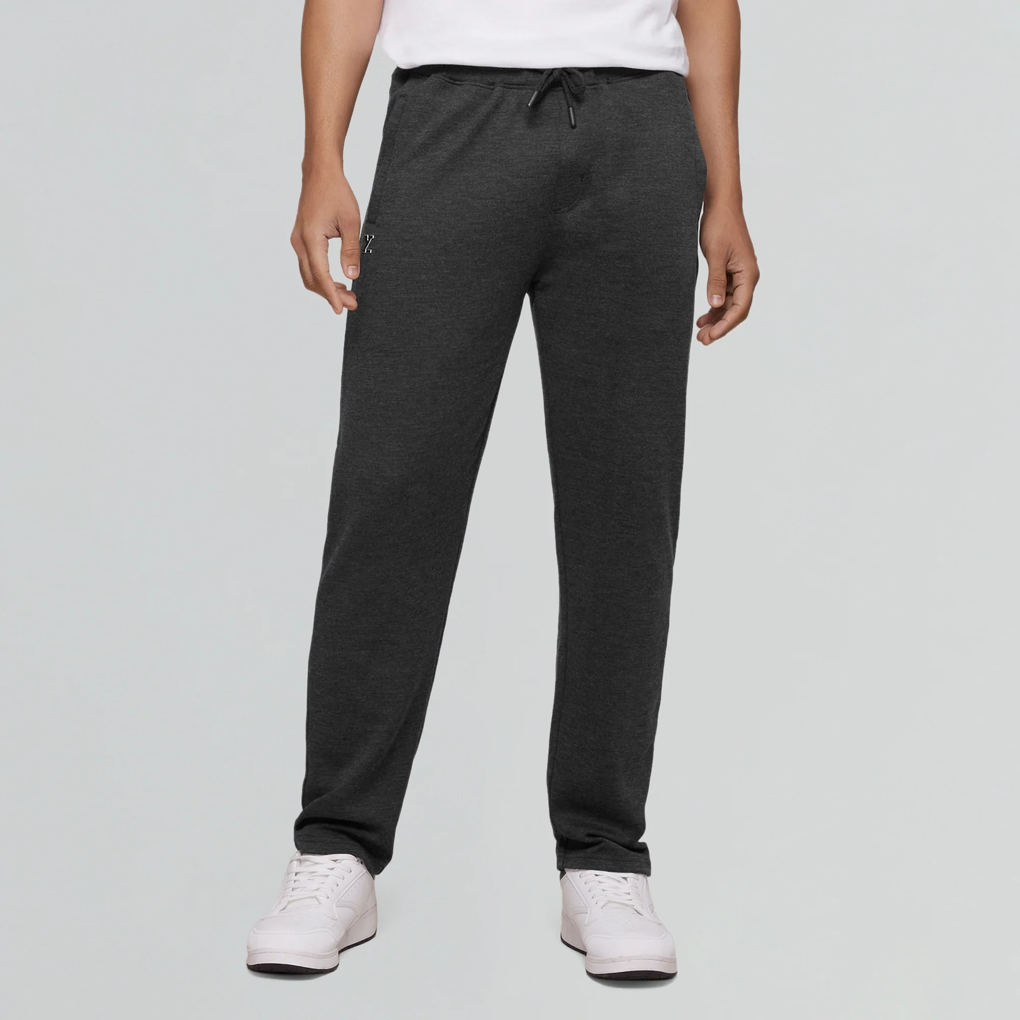 Code Cotton Rich Track Pants Graphite Grey - Image 2