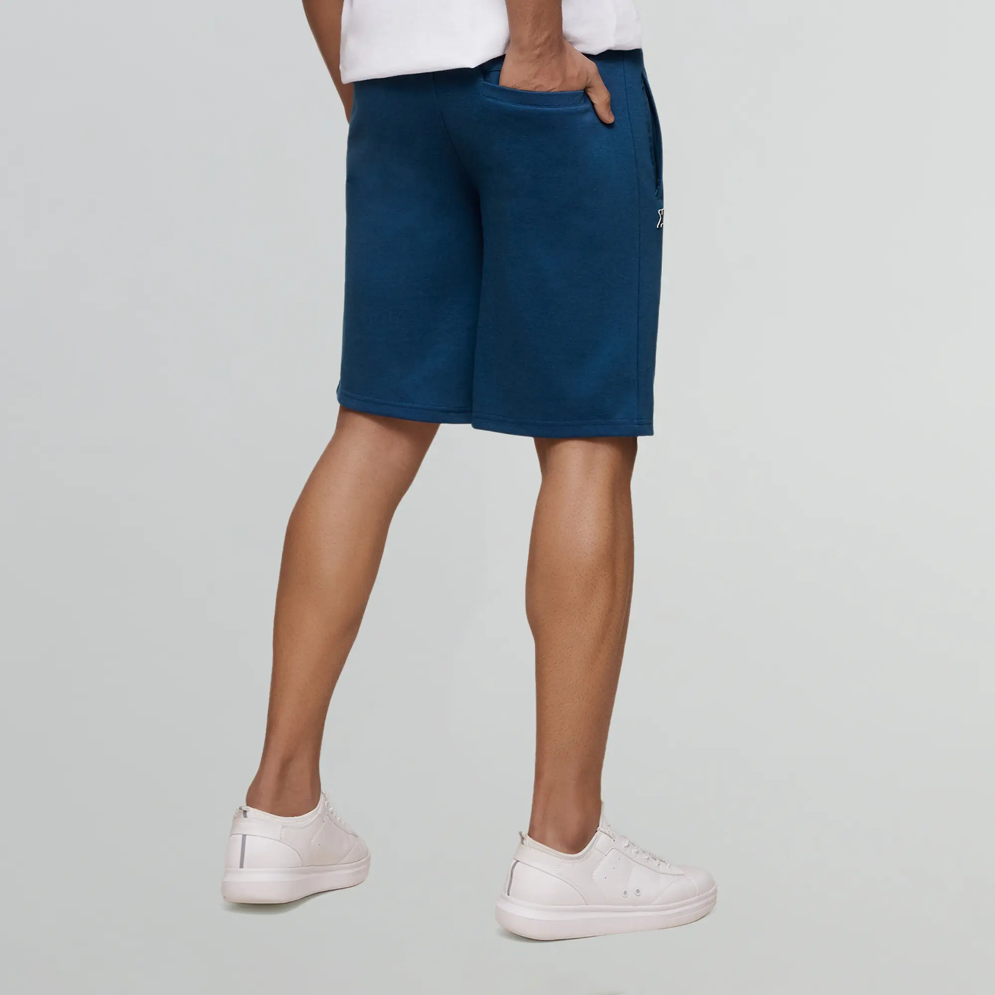 Code Cotton Rich Shorts Oxford Blue - Image 5