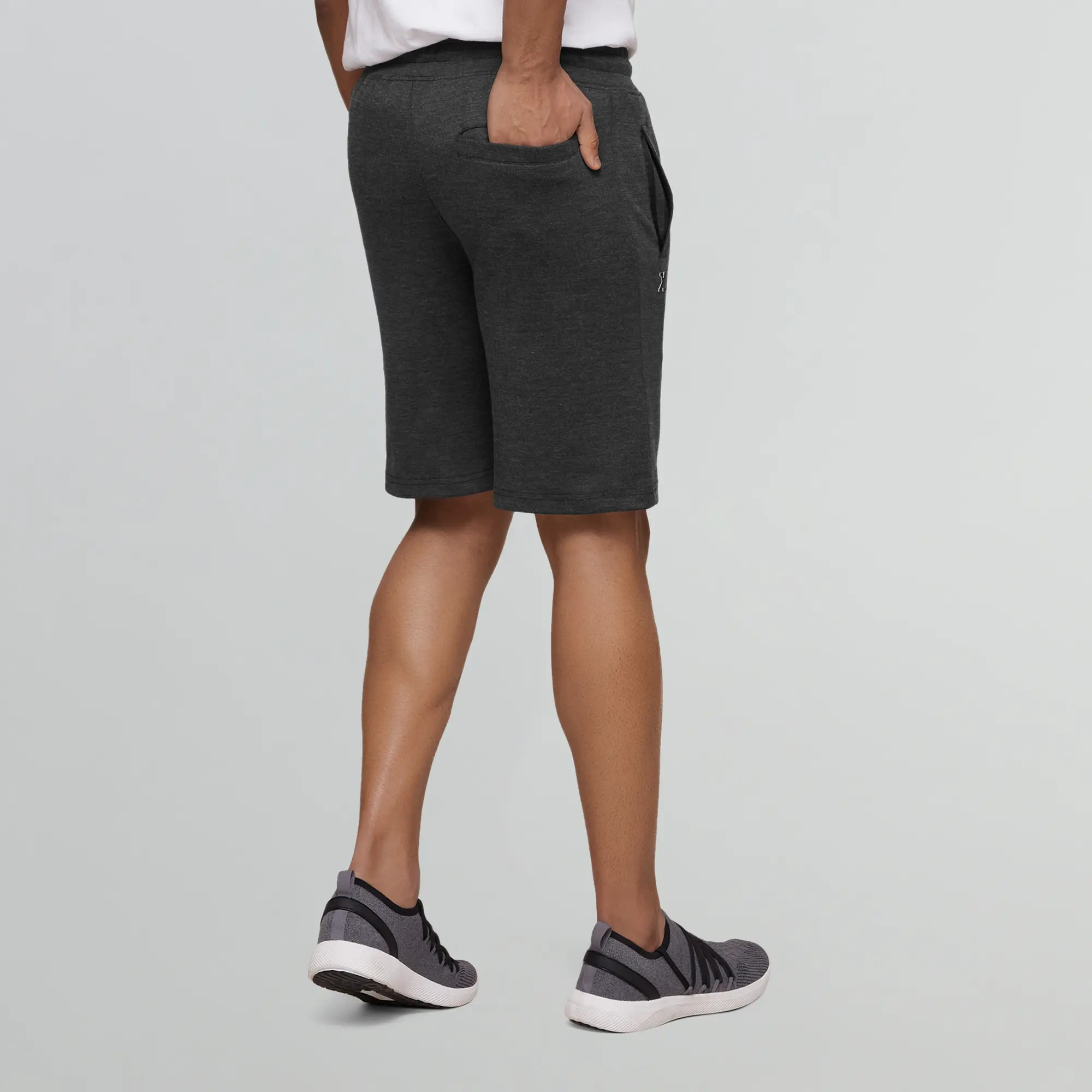 Code Cotton Rich Shorts Graphite Grey - Image 5