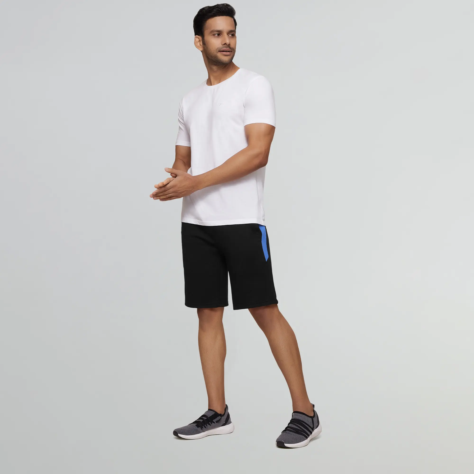 Code Cotton Rich Shorts Pitch Black - Image 2