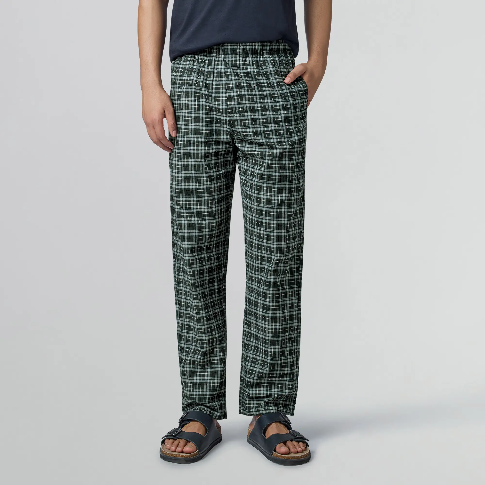 Checkmate Combed Cotton Pyjamas Crypto Black - Image 2