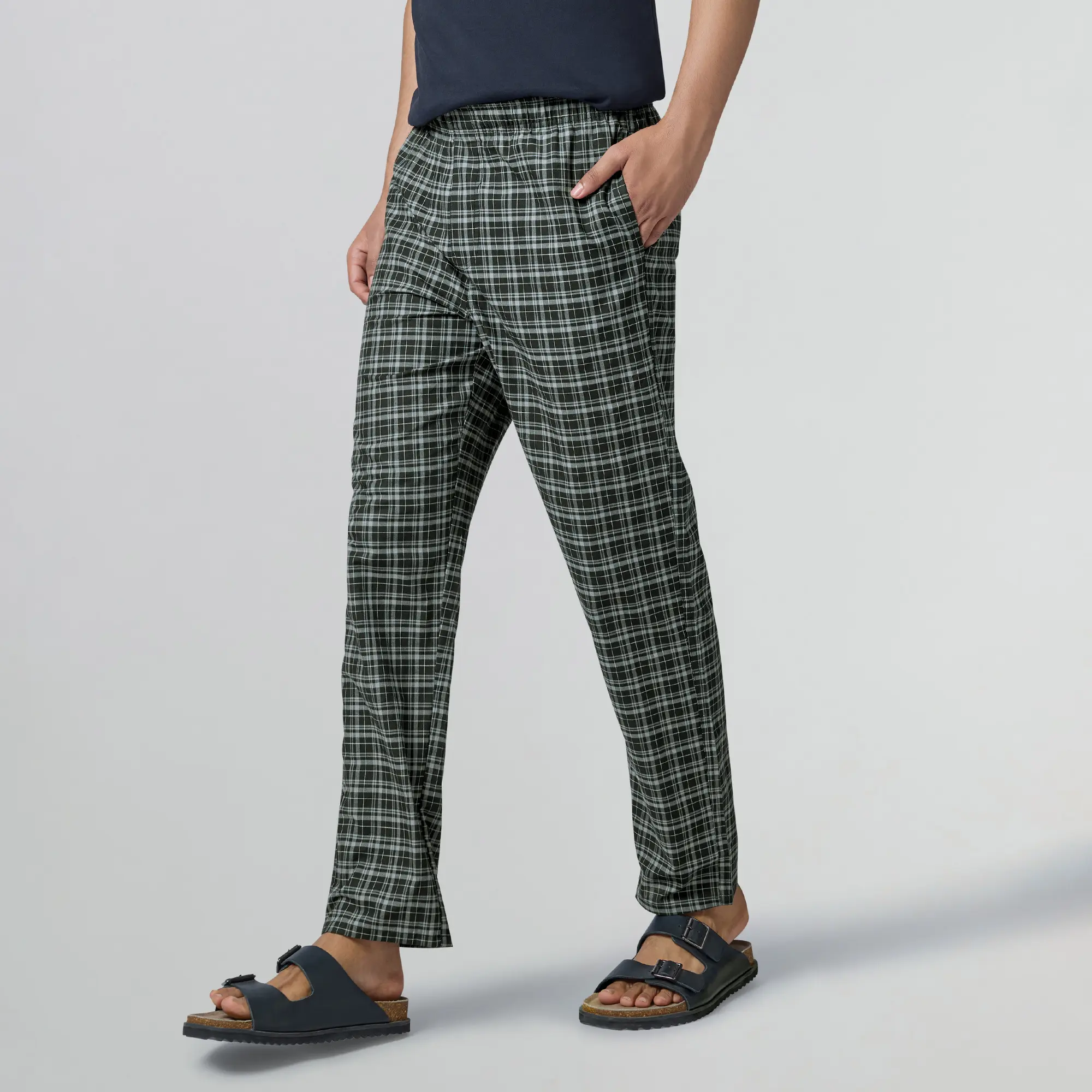 Checkmate Combed Cotton Pyjamas Crypto Black - Image 4