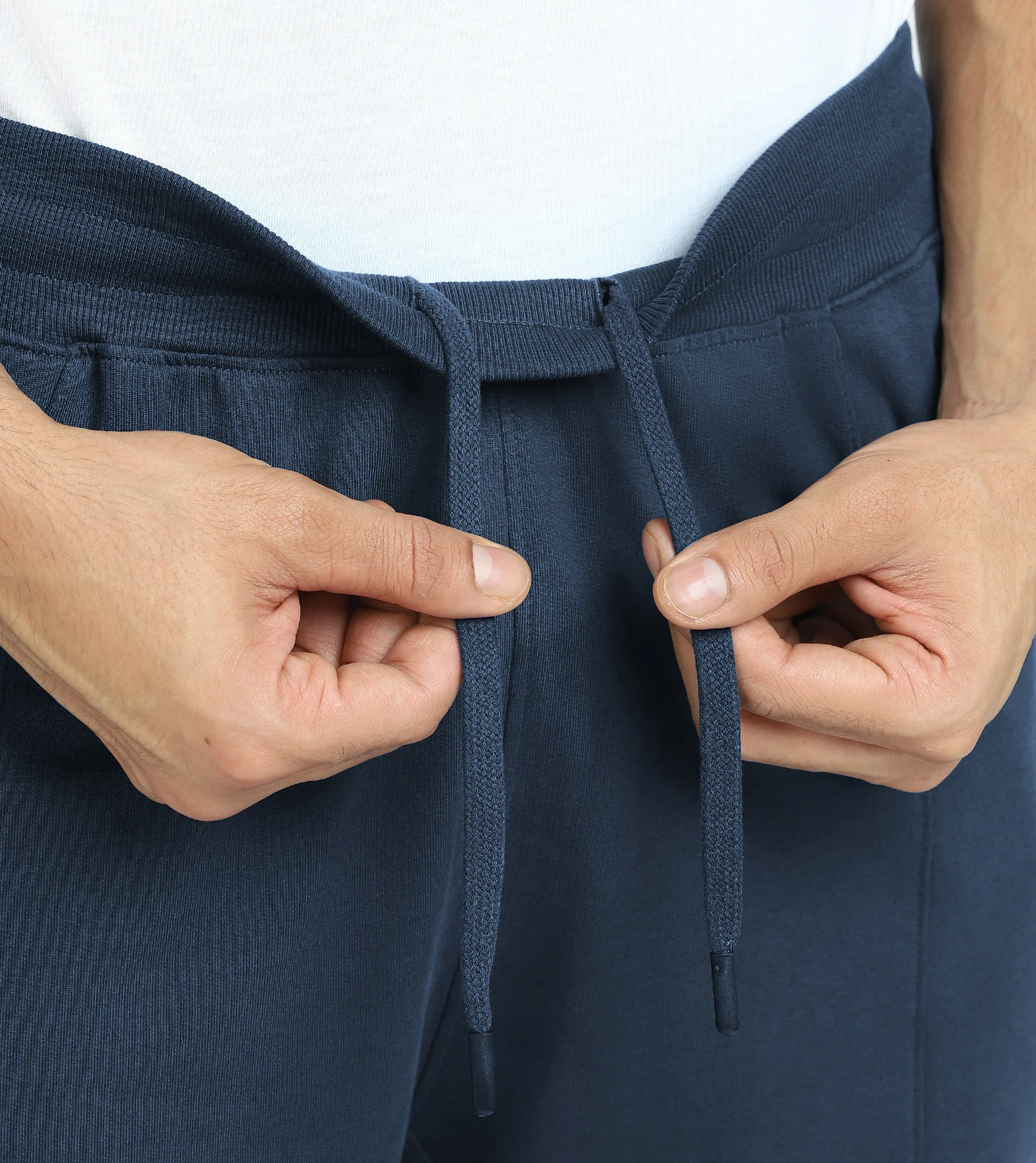 Cruze French Terry Cotton Hoodie and Joggers Co-Ord Set Opal Blue - Image 6