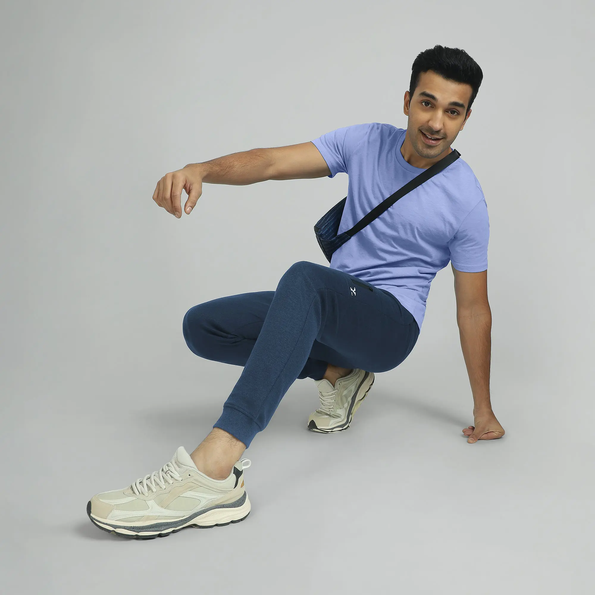 Hype Cotton Rich Joggers Midnight Blue - Image 3