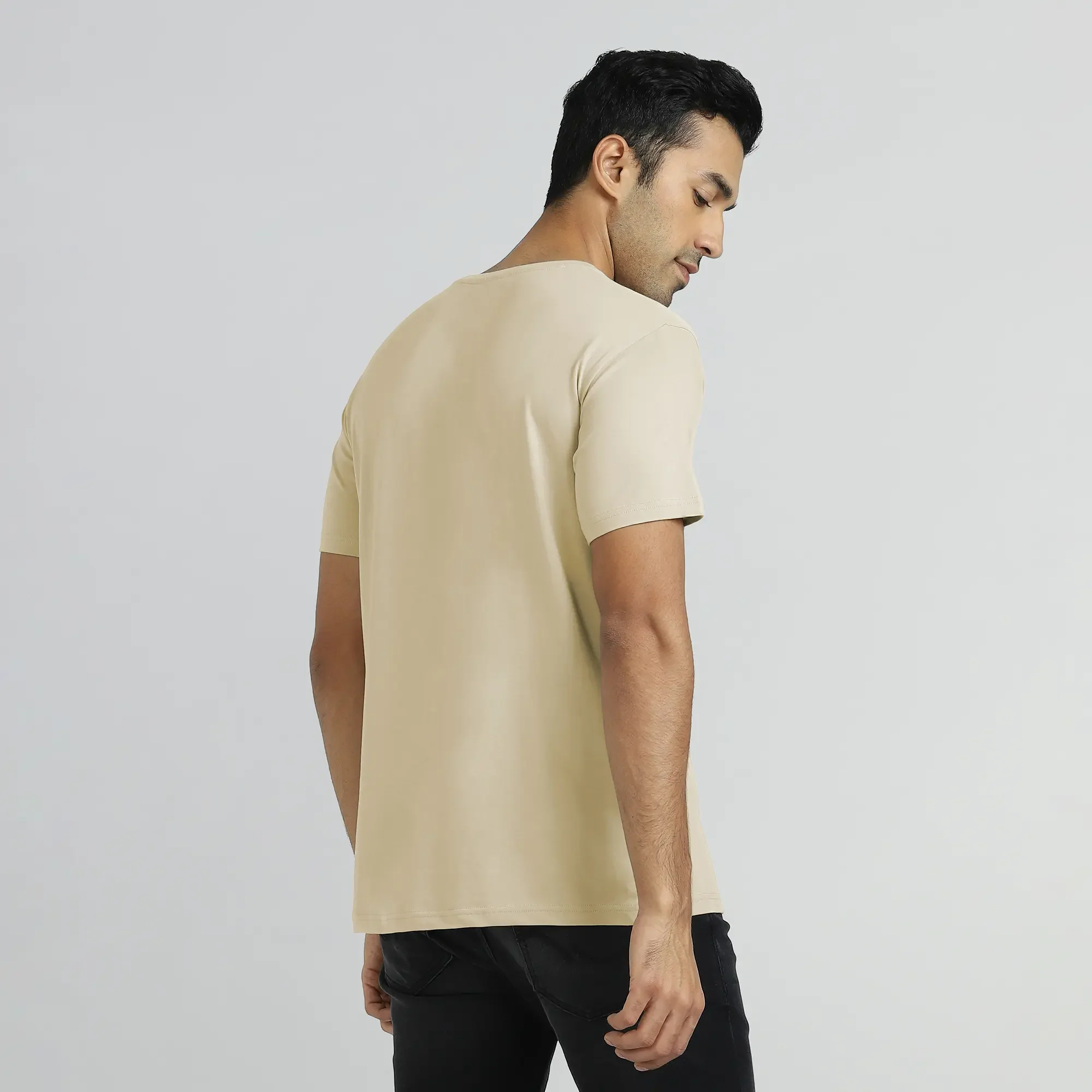Iconique Supima Cotton T-shirt Ivory White - Image 5