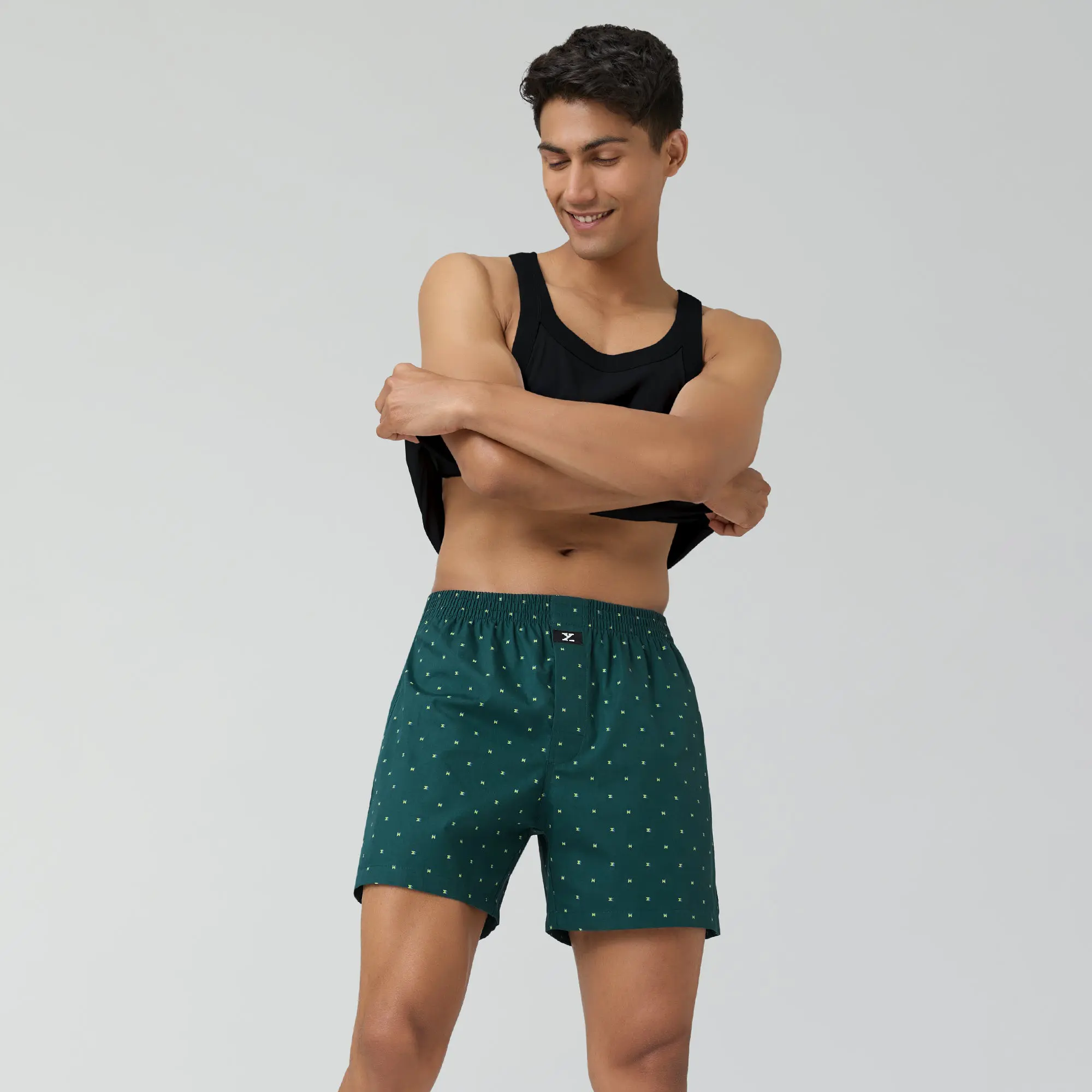 Astor Lounge Inner Boxers Chrono Green - Image 6