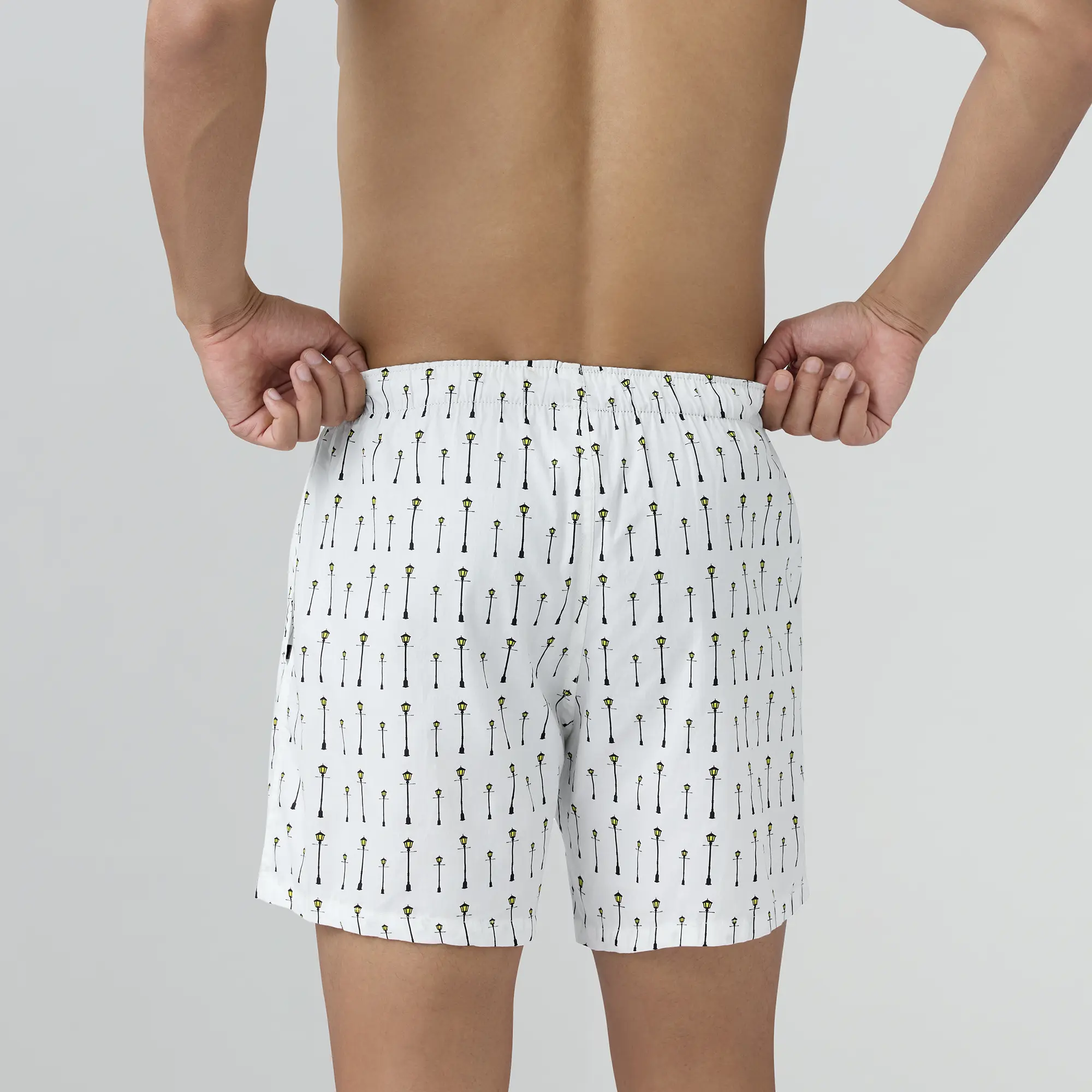 Remix Cotton Boxers Streetlight White - Image 5