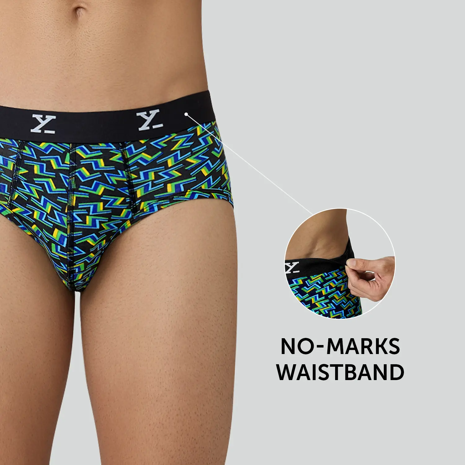 Shuffle Modal Briefs Bolt Green - Image 4