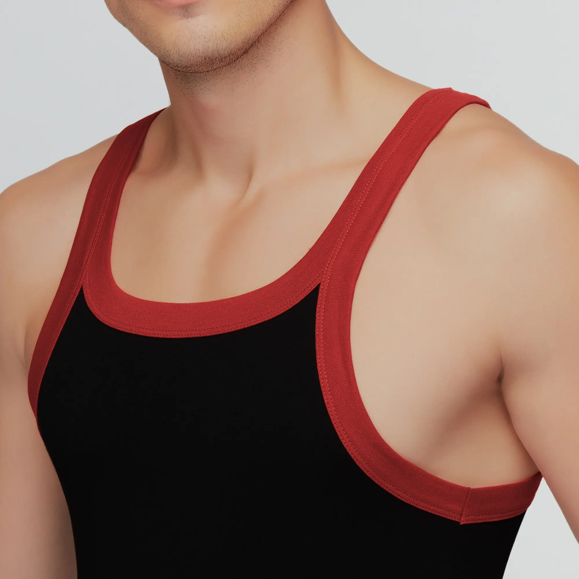 Pace Square Neck Vest Ribbon Black - Image 6
