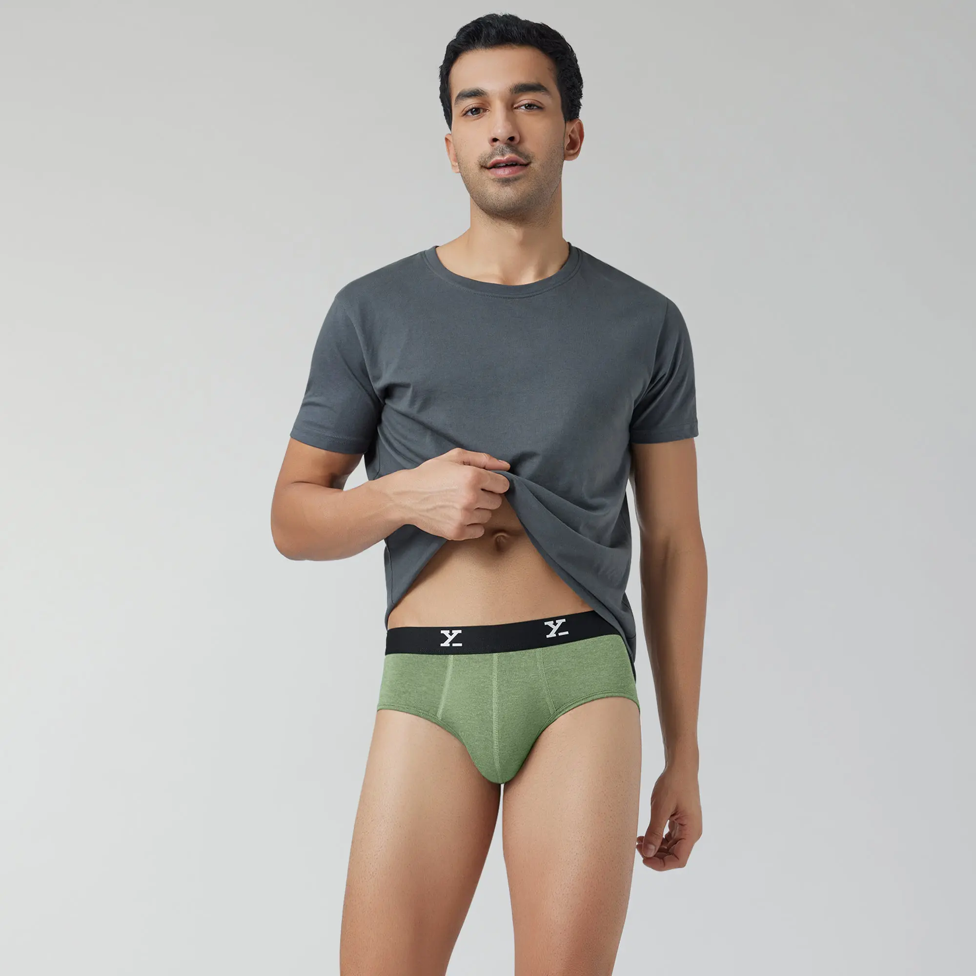 Classic Medley Briefs Olive Green - Image 4