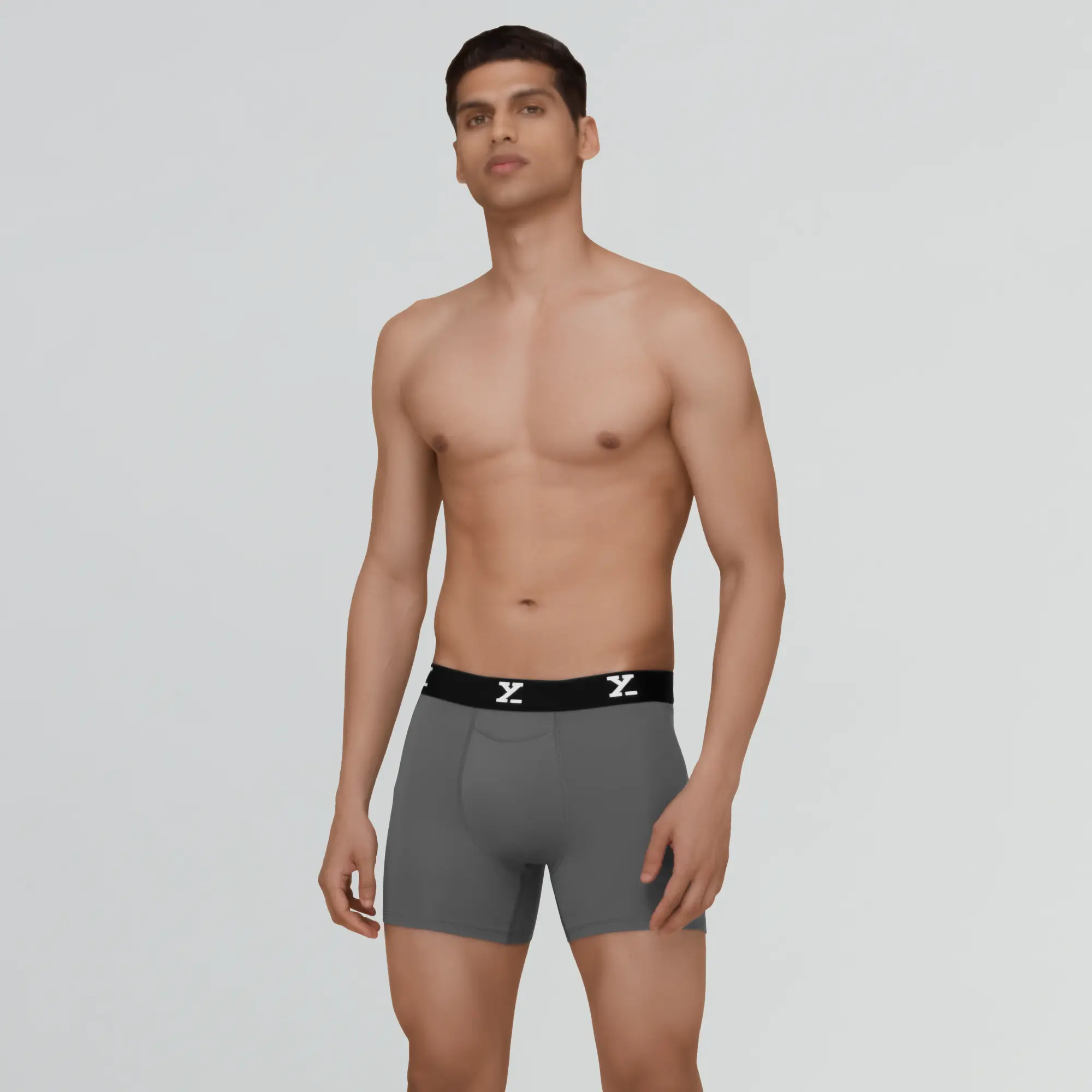 Ace Modal Boxer Briefs Charcoal Grey - Image 4