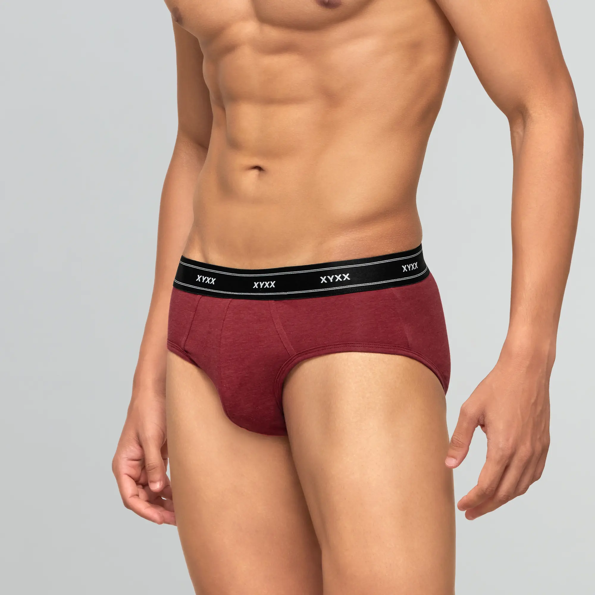 Apollo Bamboo Cotton Briefs Bold Burgundy - Image 4
