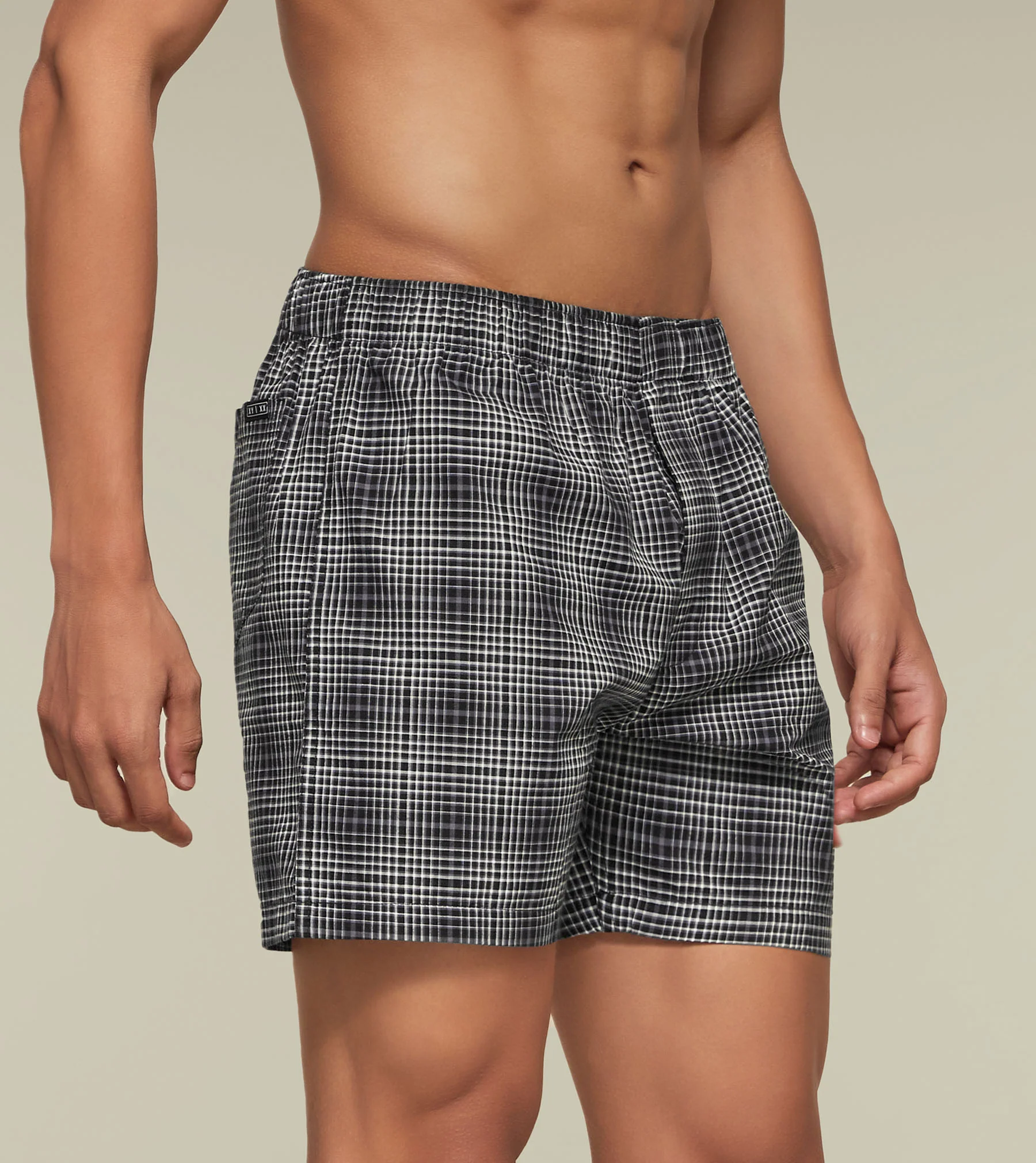 Checkmate Combed Cotton Boxers Monochrome - Image 4