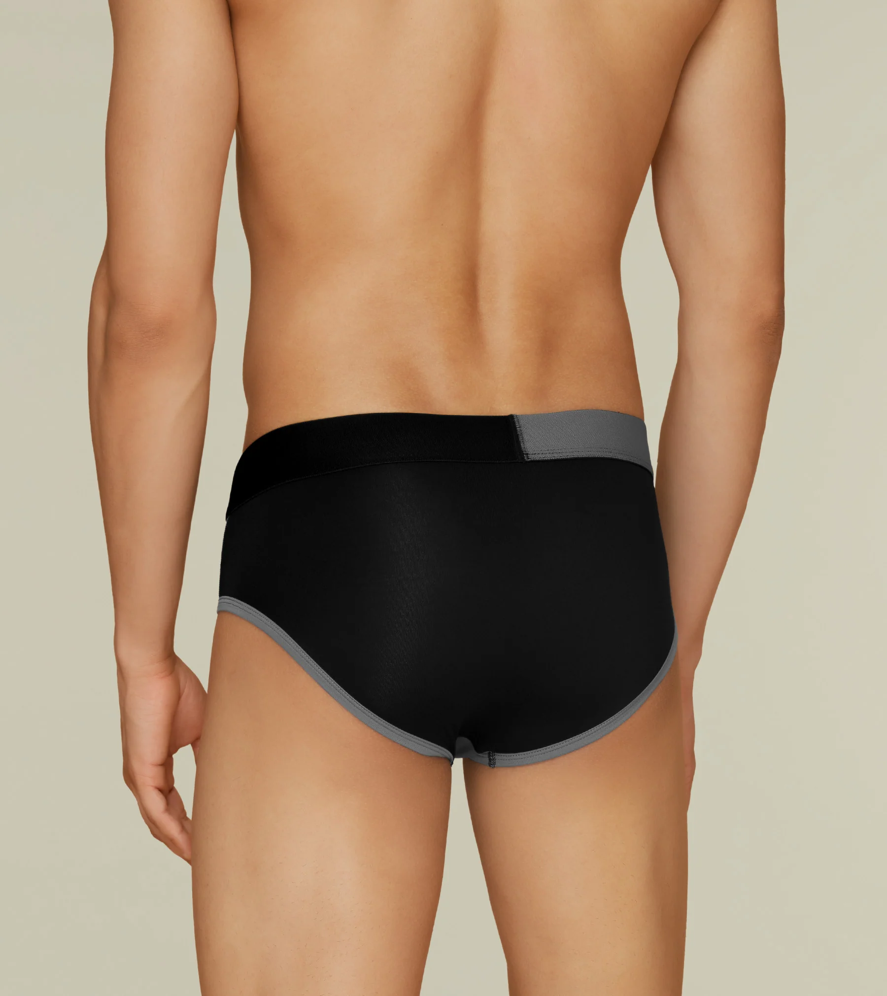 Dualist Modal Briefs Pack of 3 (Dark Blue, Aqua Blue, Grey) - Image 3