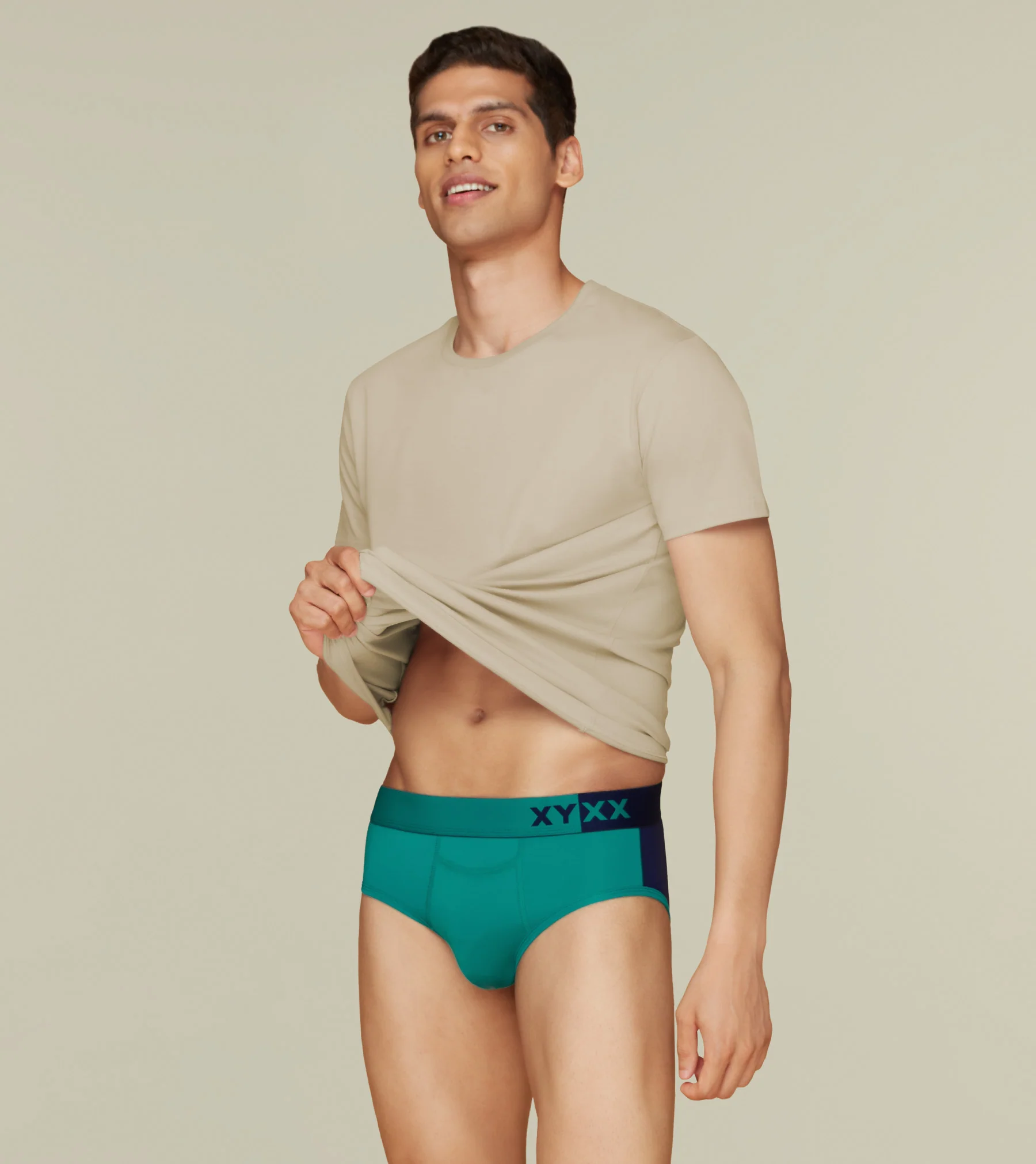 Dualist Modal Briefs Pack of 3 (Dark Blue, Aqua Blue, Grey) - Image 5