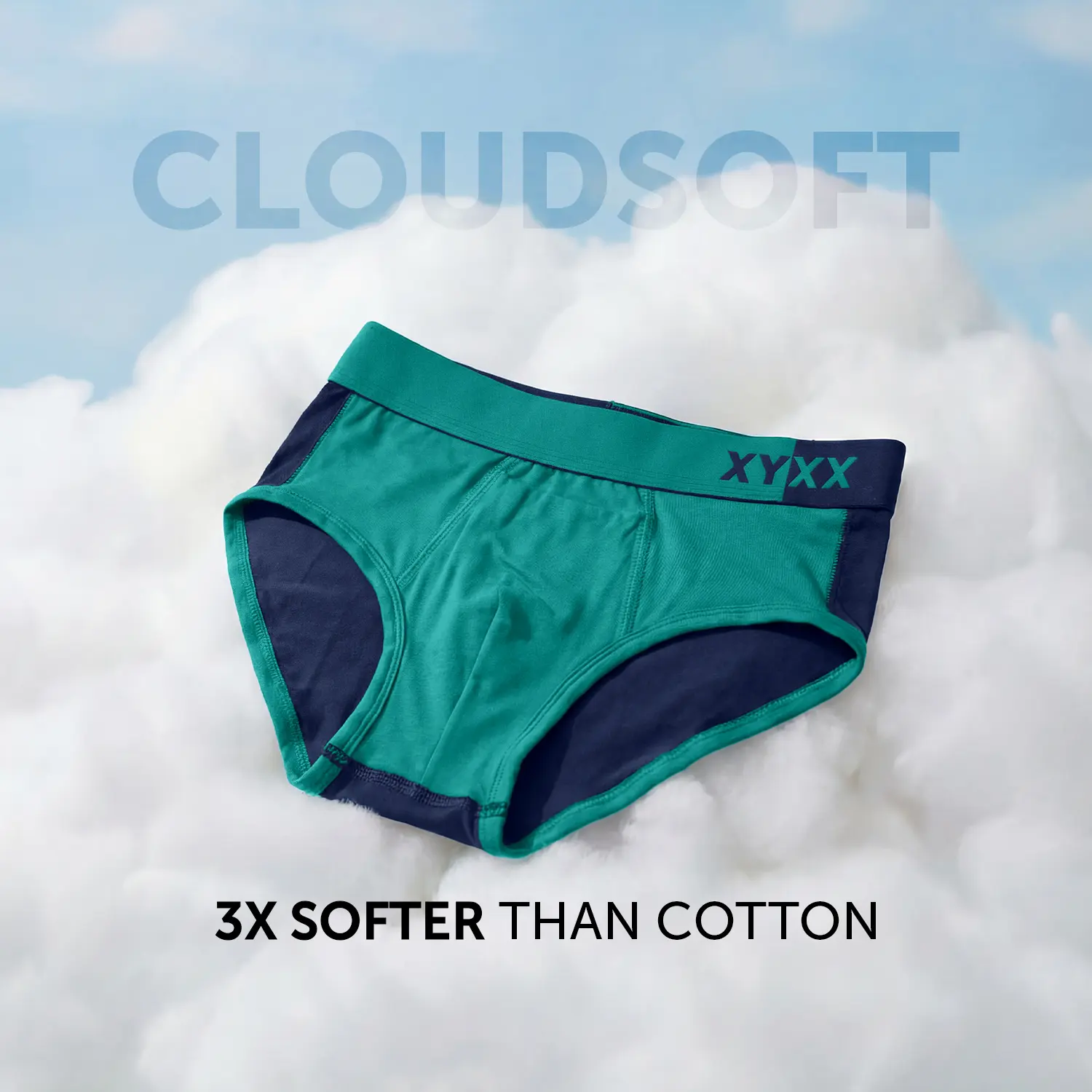 Dualist Modal Briefs Aqua Green - Image 2