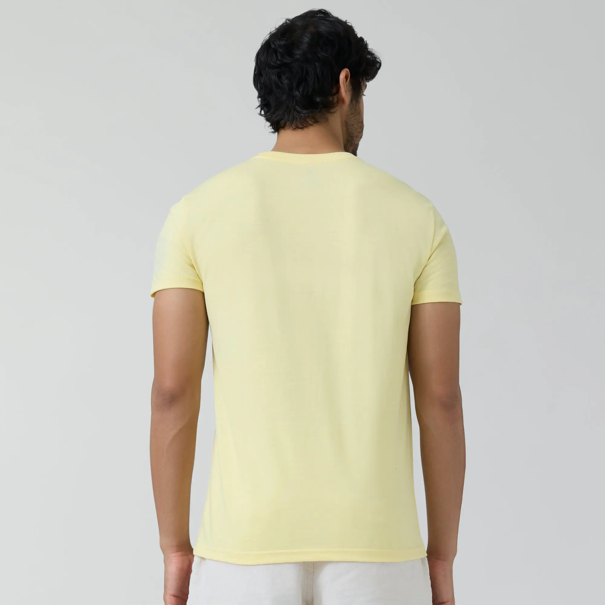 Code Cotton Rich T-shirts Butter Yellow - Image 4