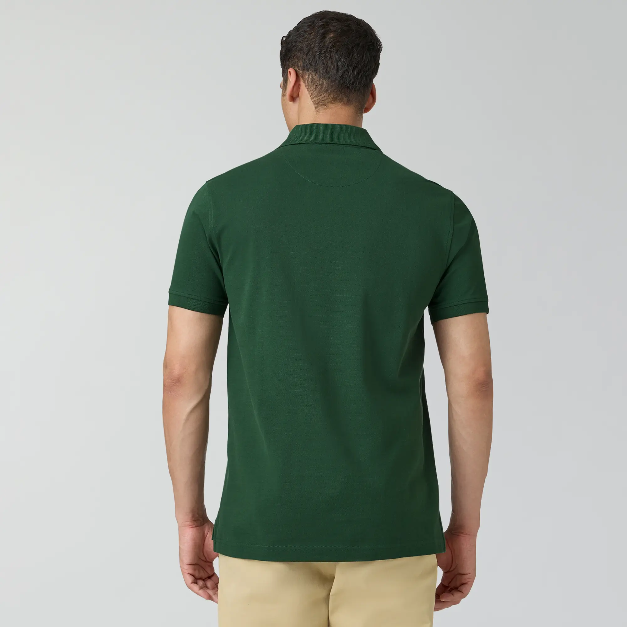 Code Polo T-shirts Basil Green - Image 5