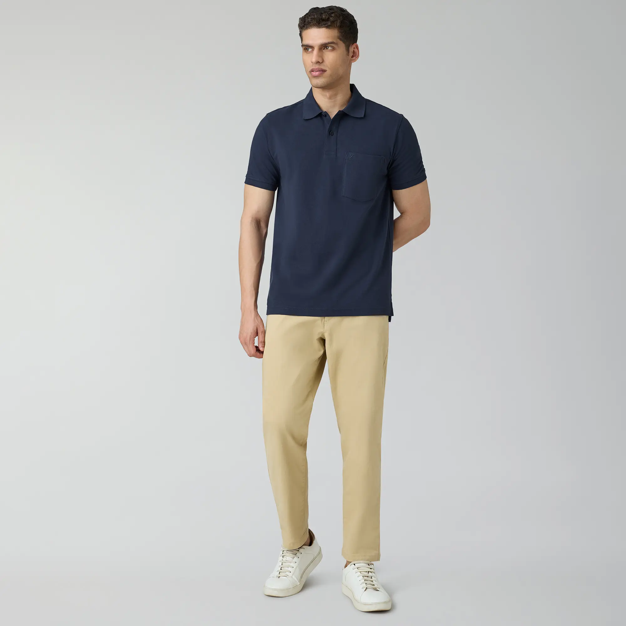 Code Polo T-shirts Midnight Blue - Image 2