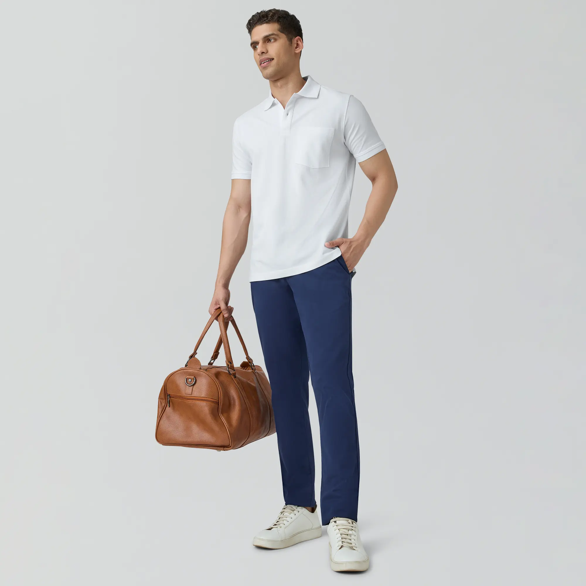 Code Polo T-shirts Polar White - Image 3