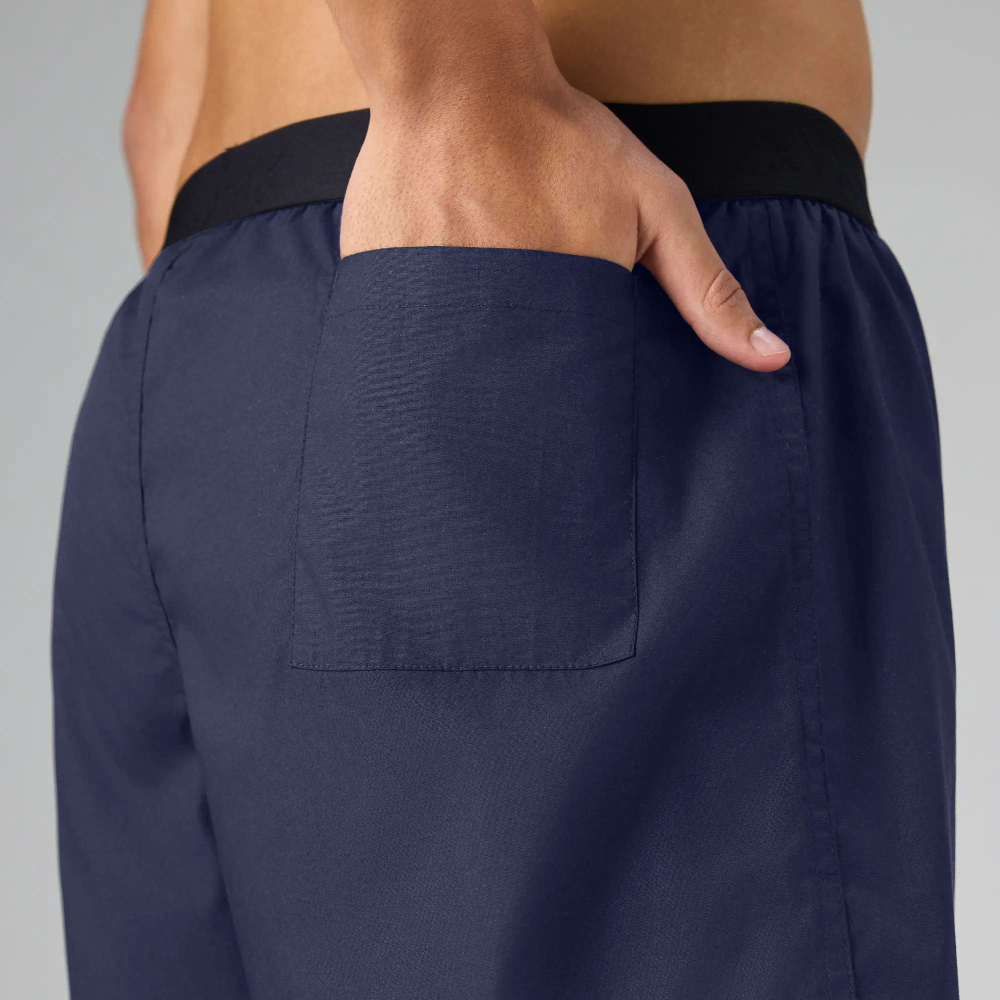 Solid Inner Boxers - Navy Blue - Image 5