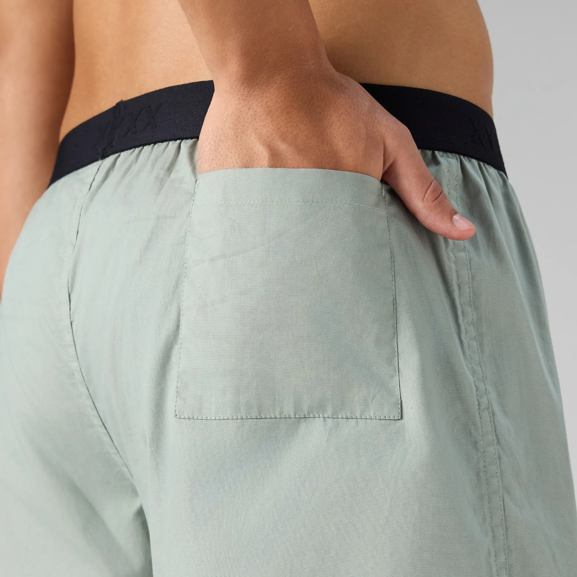 Solid Inner Boxers - Sage Green - Image 5