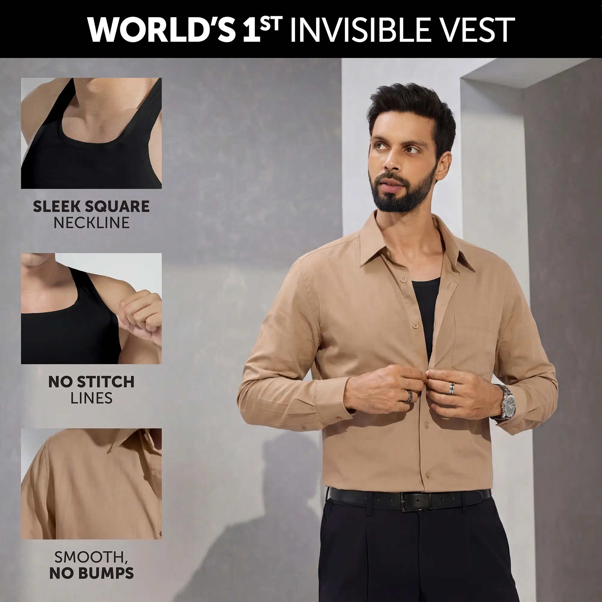 Element Invisible Vests Pitch Black - Image 2