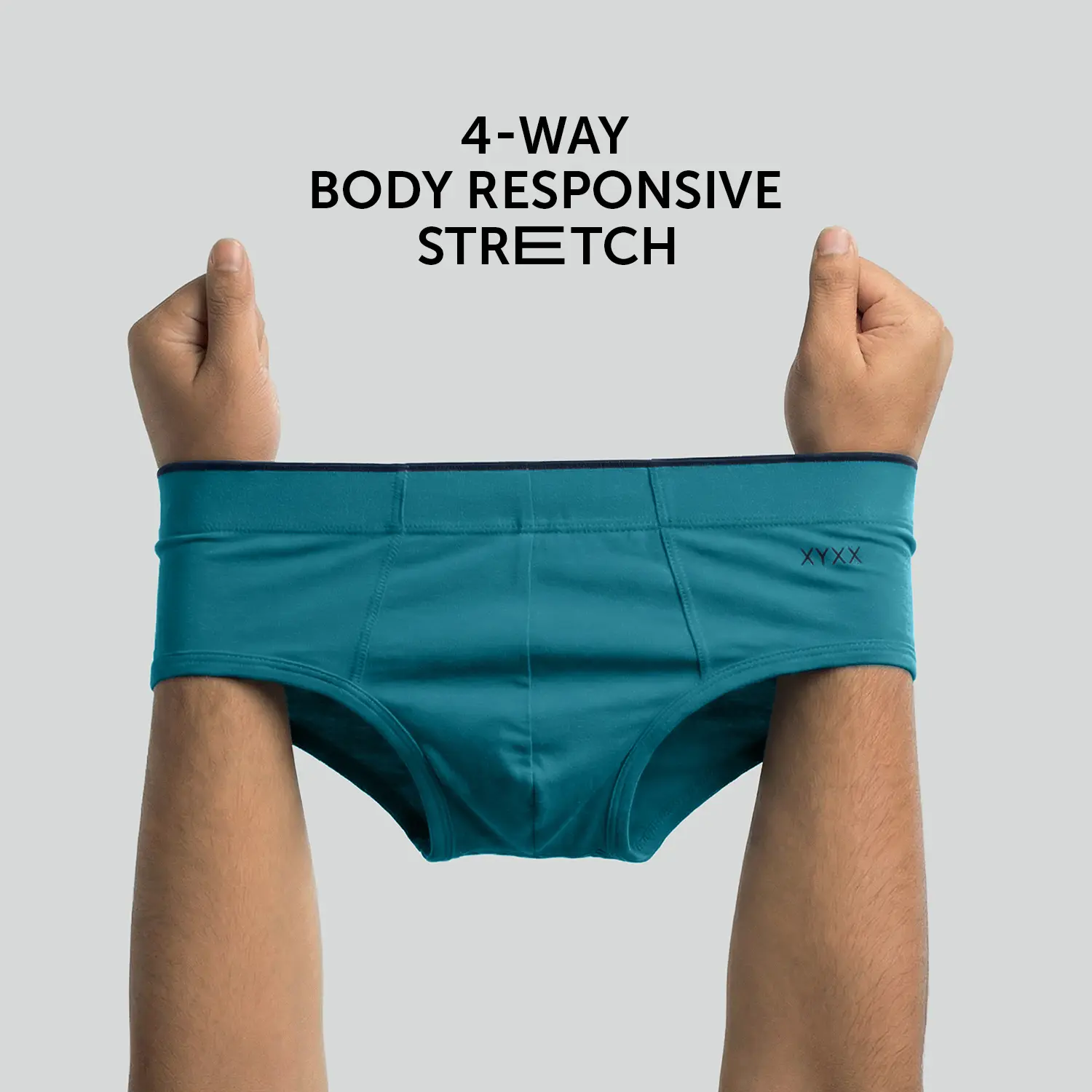 Super Combed Cotton-Modal Briefs - Ocean Blue - Image 2