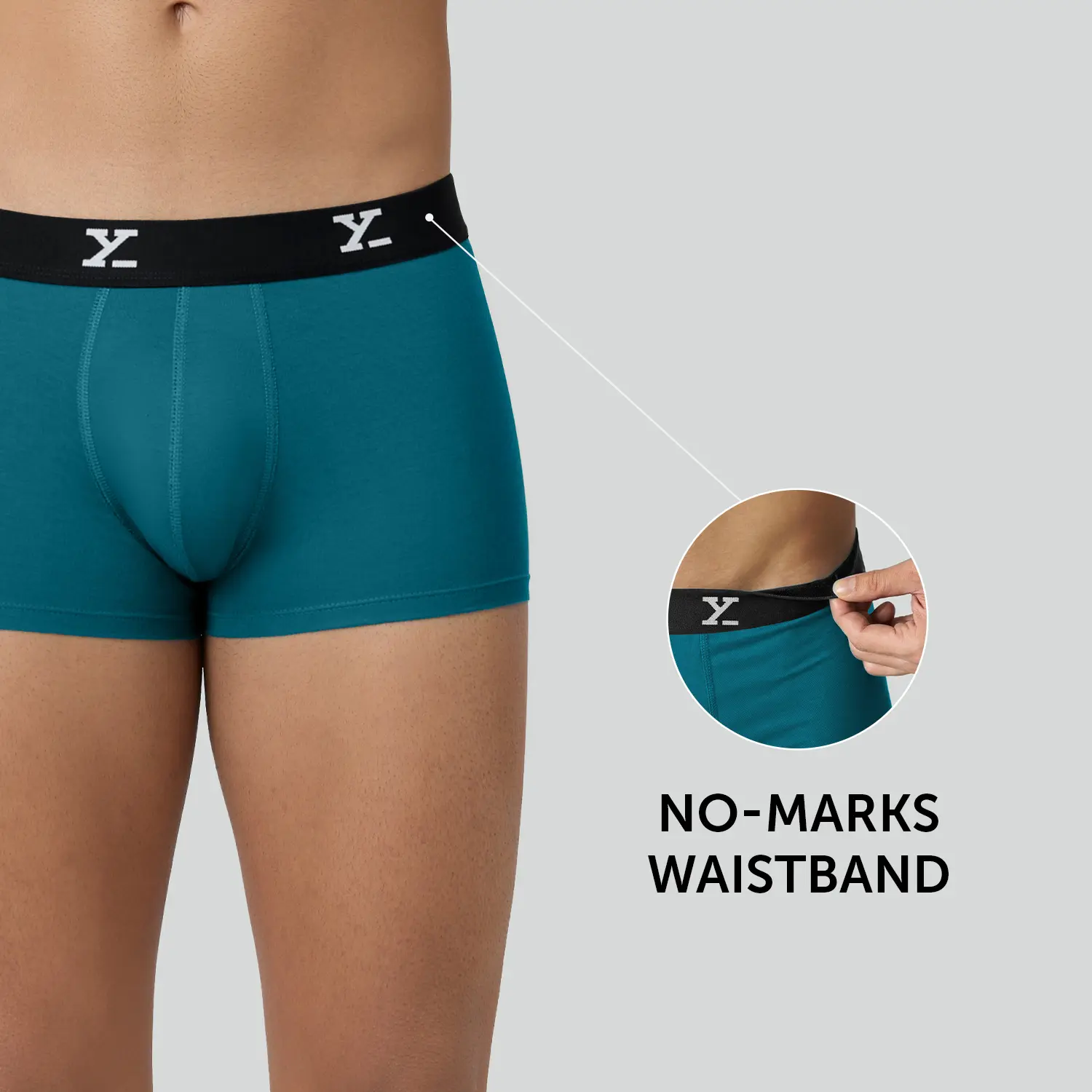 Ace Modal Trunks Aqua Blue - Image 4