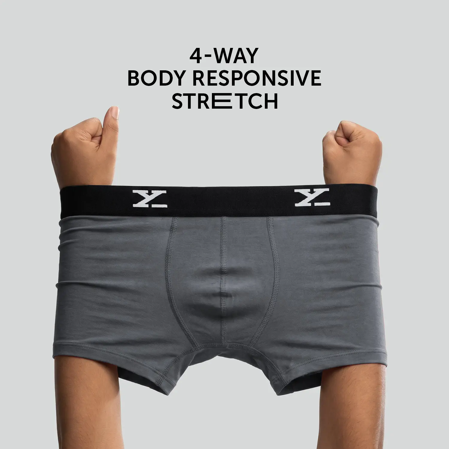 Ace Modal Trunks Charcoal Grey - Image 3