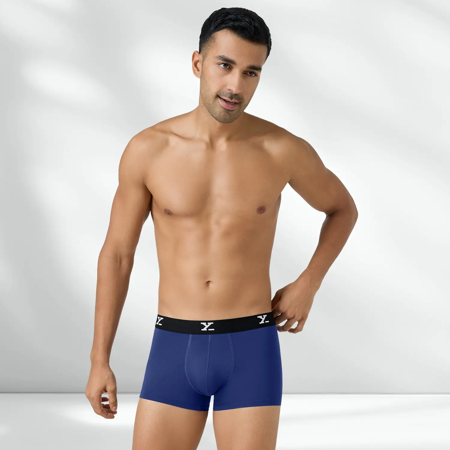 Super Combed Cotton-Modal Trunks - Imperial Blue - Image 6
