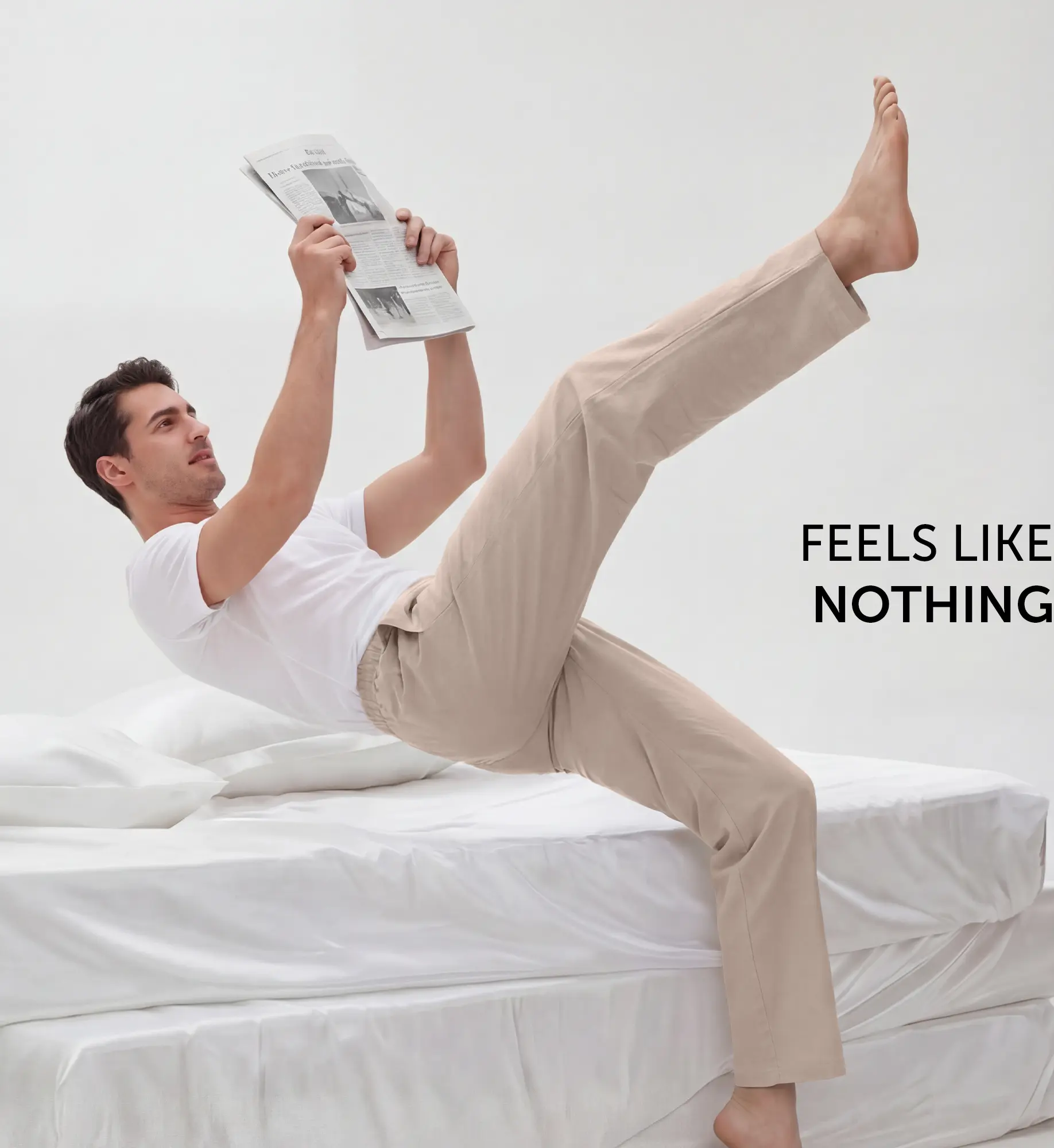 Ultra-Breathable Cotton Chambray Pyjamas - Taupe Grey - Image 6