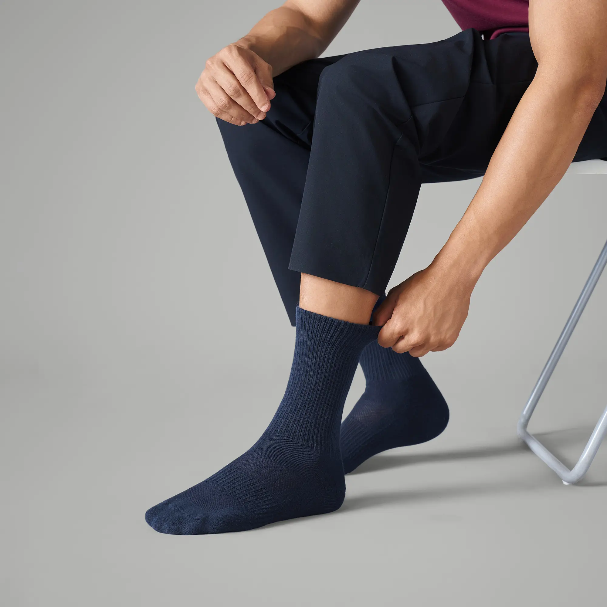 Crew-Length Socks - Multicolor (Pack of 3) - Image 2