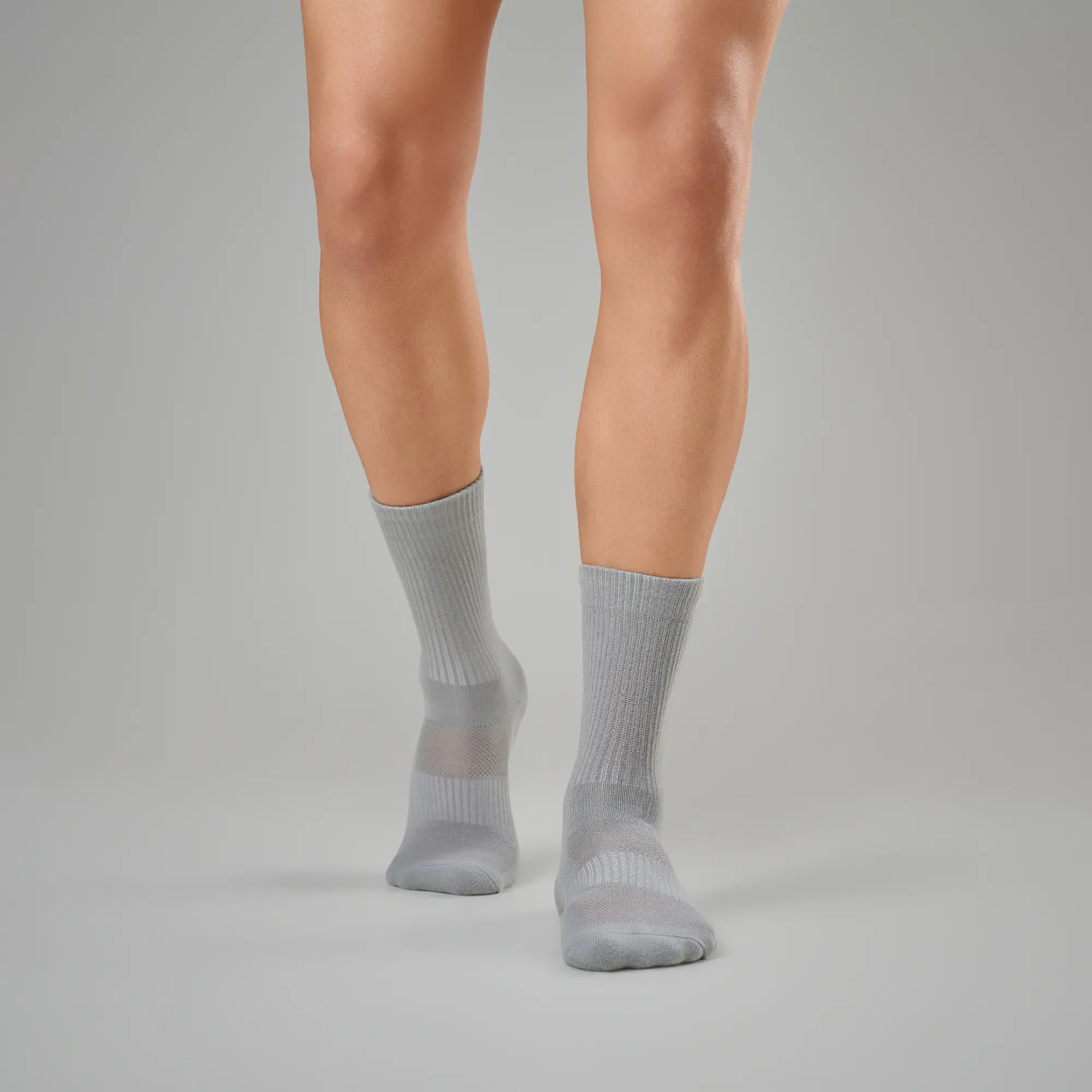 Crew-Length Socks - Cement Grey - Image 5