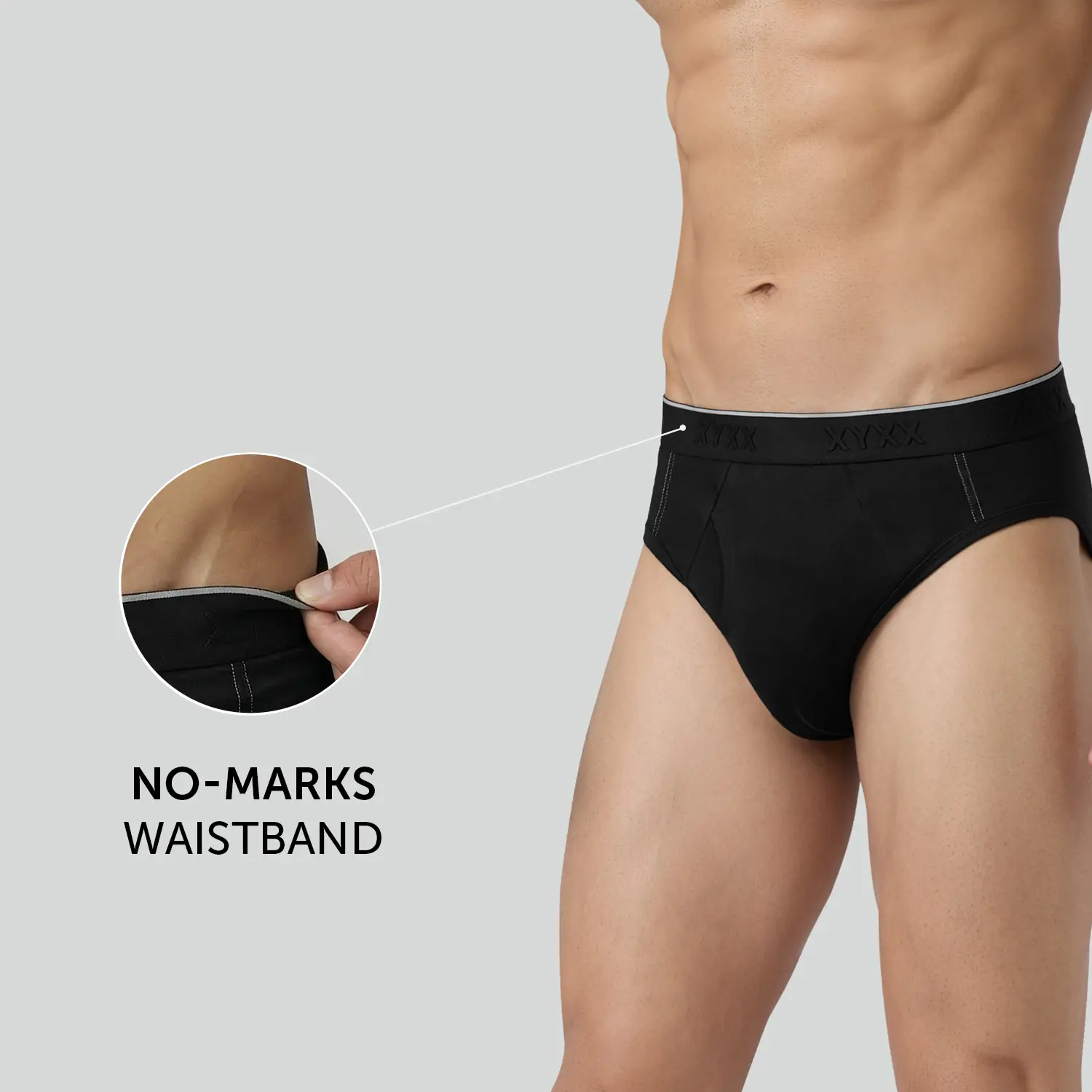 Crux Cotton Stretch Briefs Pitch Black - Image 5