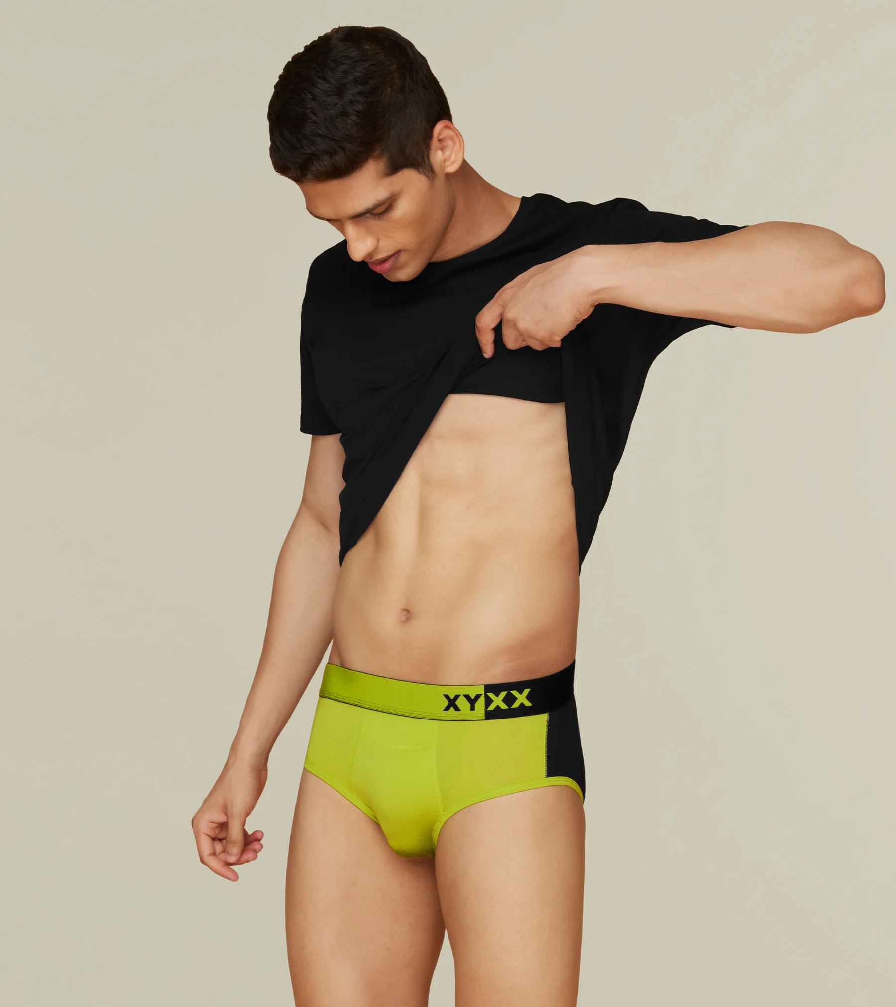 Dualist Modal Briefs Pack of 2 (Aqua Blue, Lime Yellow) - Image 5