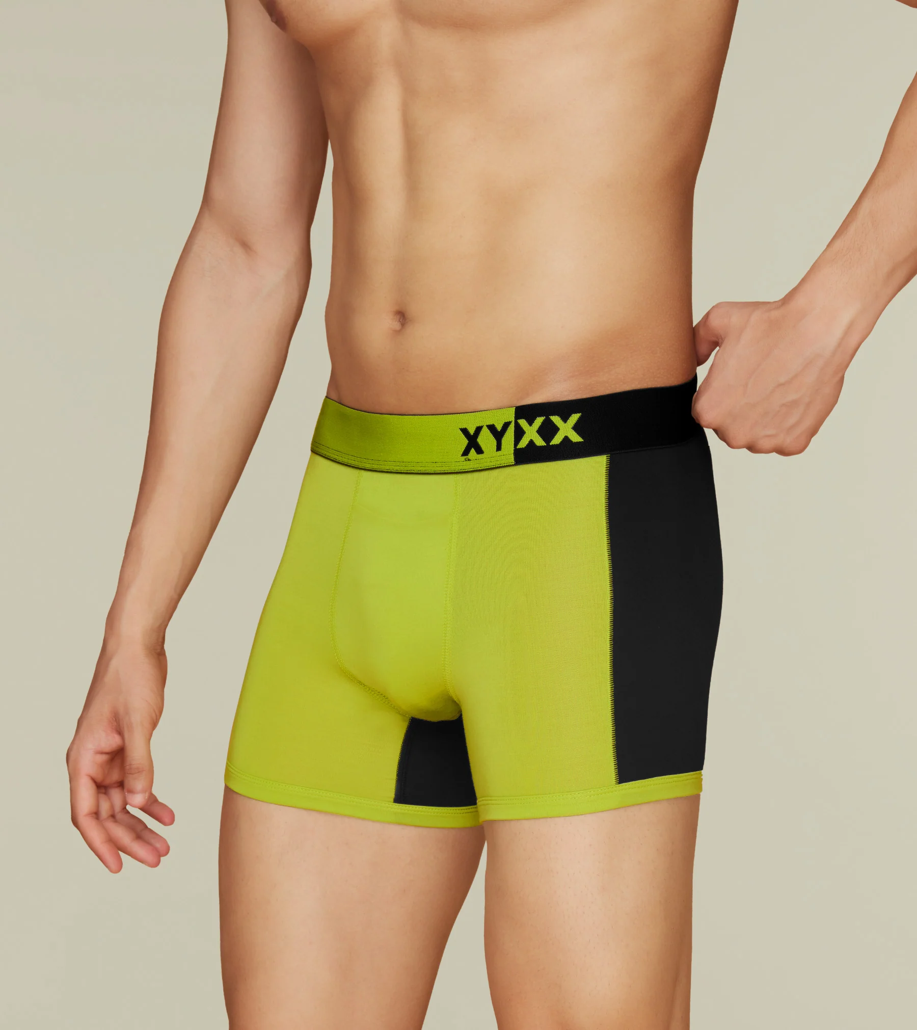 Dualist Modal Trunks Pack of 3 (Grey, Lime Yellow, Dark Blue) - Image 4
